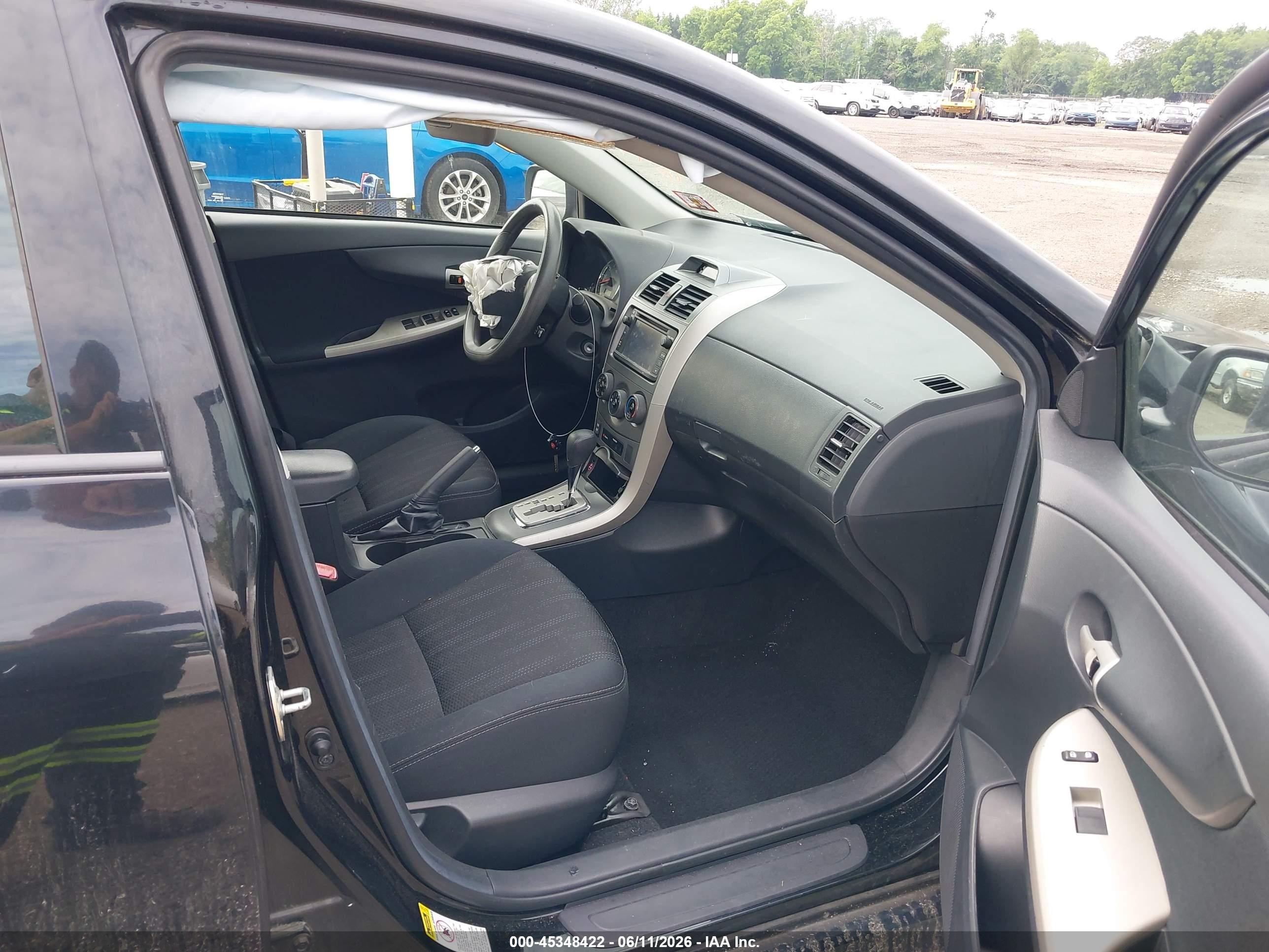 2013 Toyota Corolla S Black vin: 2T1BU4EE4DC101658