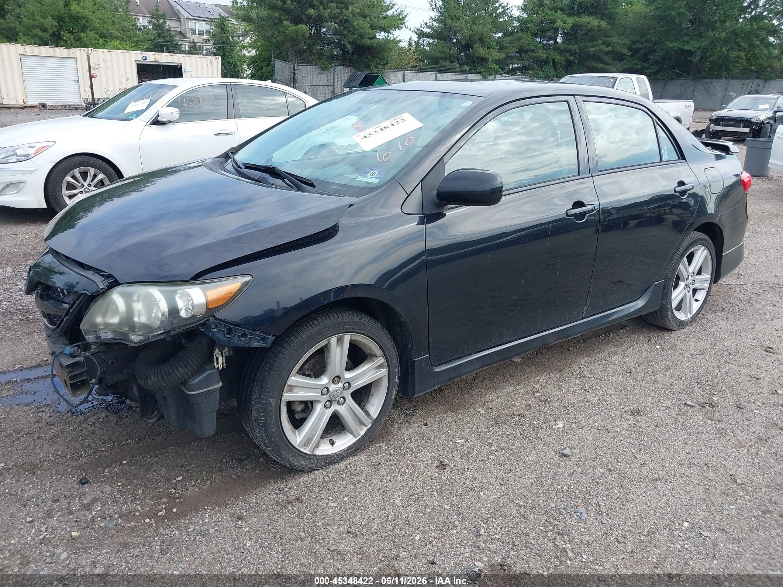 2013 Toyota Corolla S Black vin: 2T1BU4EE4DC101658
