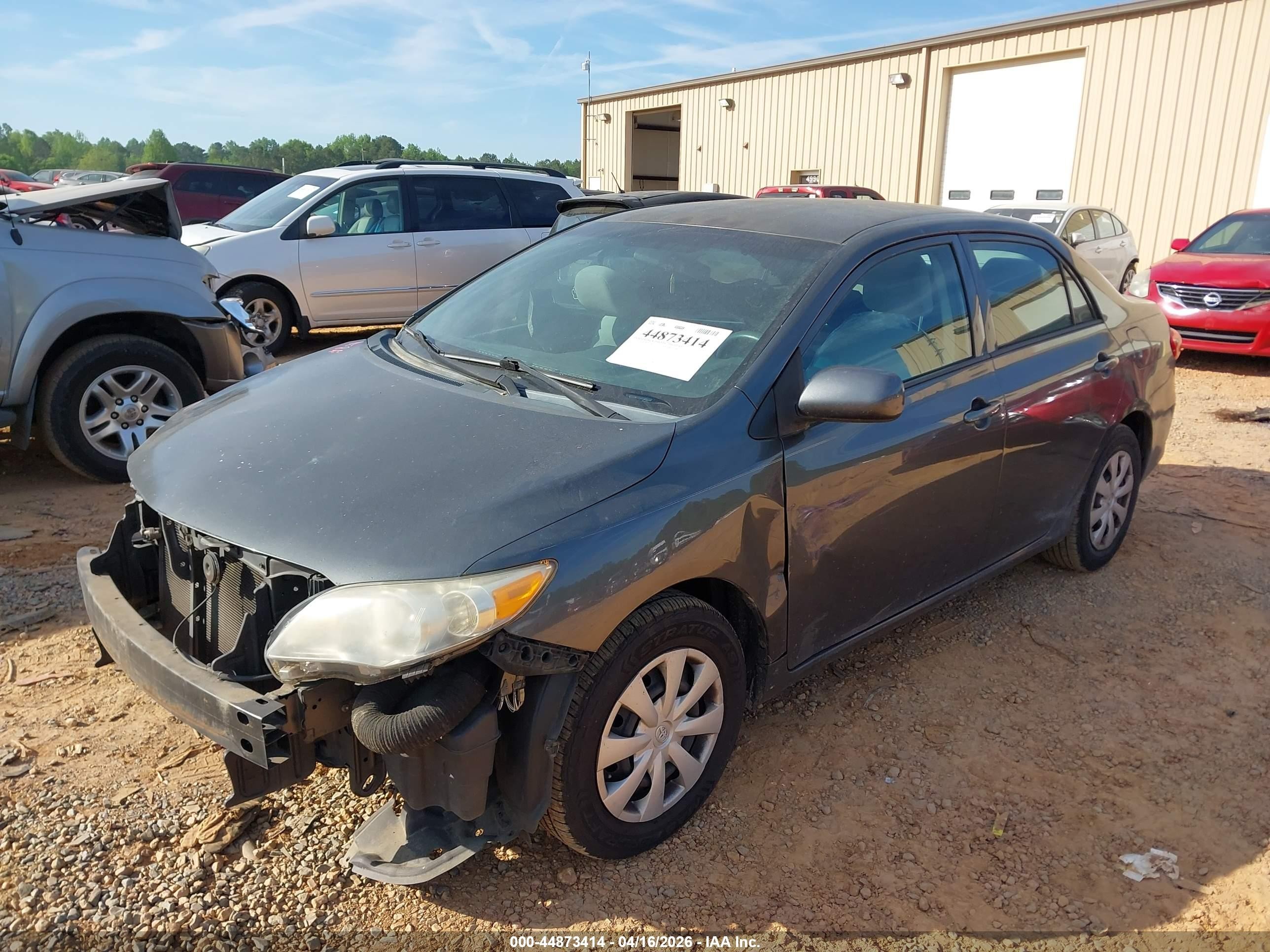 2013 Toyota Corolla L Gray vin: 2T1BU4EE4DC104463