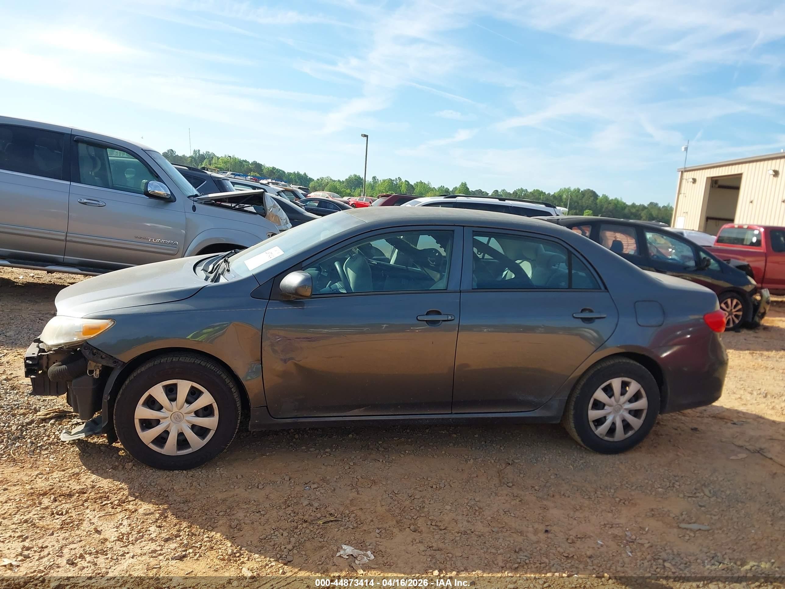 2013 Toyota Corolla L Gray vin: 2T1BU4EE4DC104463