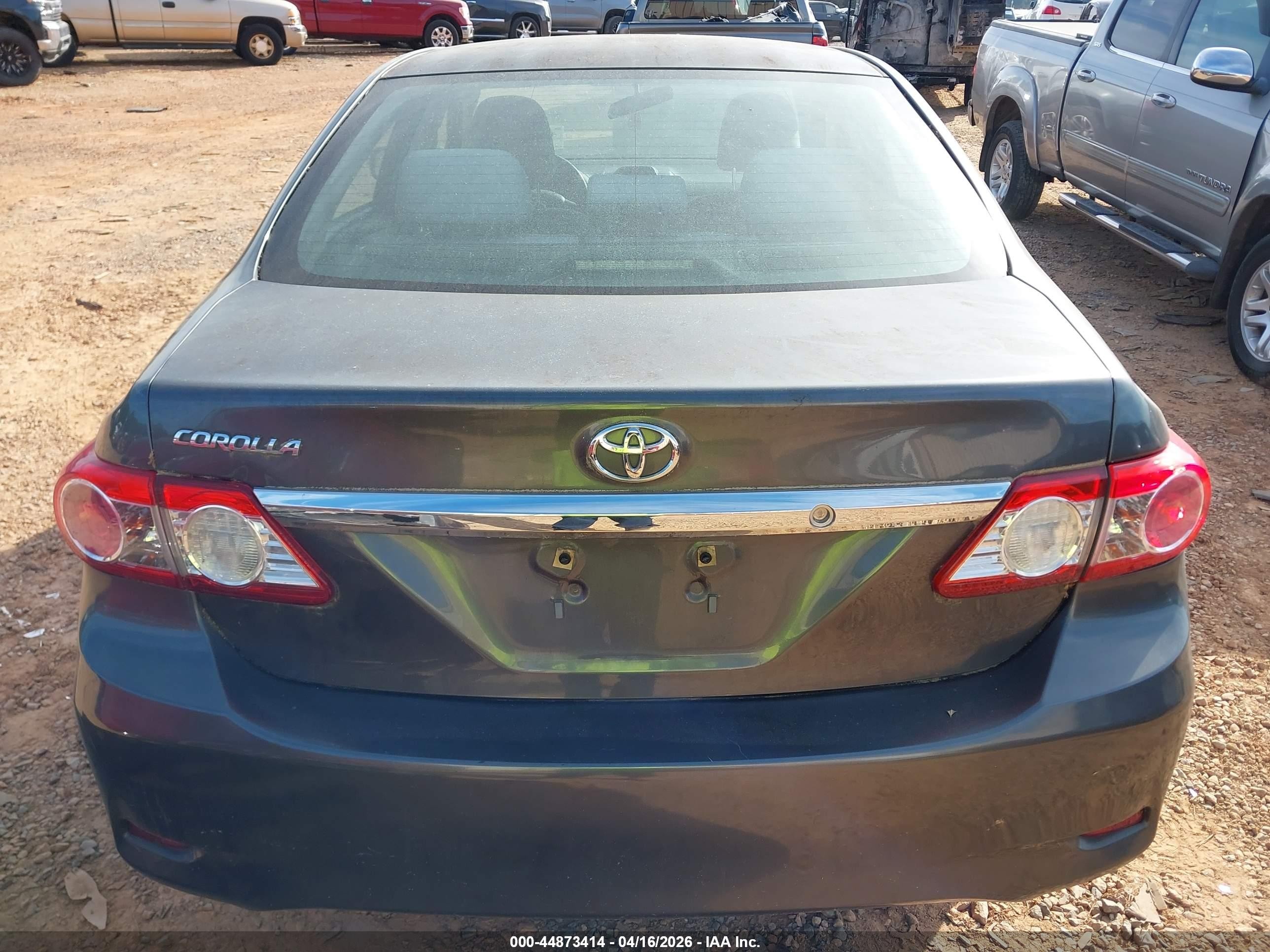2013 Toyota Corolla L Gray vin: 2T1BU4EE4DC104463