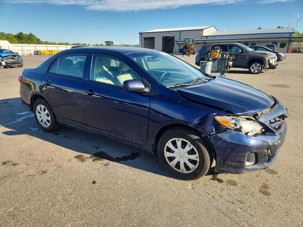 2013 Toyota Corolla L Синий vin: 2T1BU4EE4DC108352