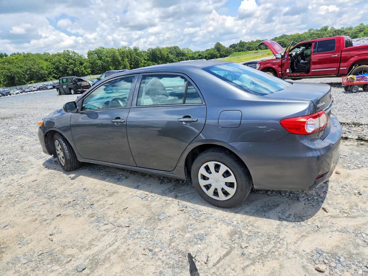2013 Toyota Corolla L Gray vin: 2T1BU4EE4DC110070