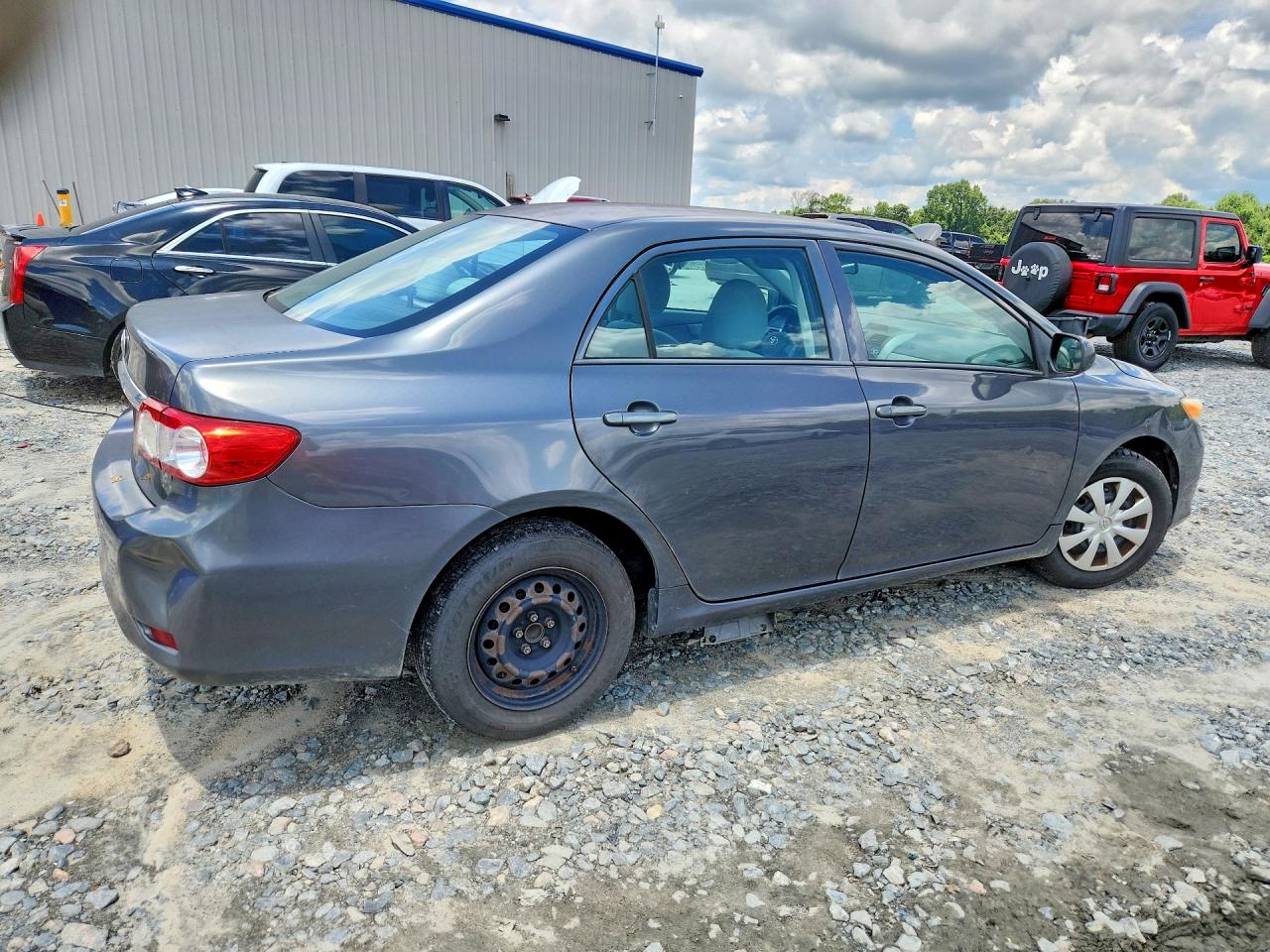 2013 Toyota Corolla L Gray vin: 2T1BU4EE4DC110070