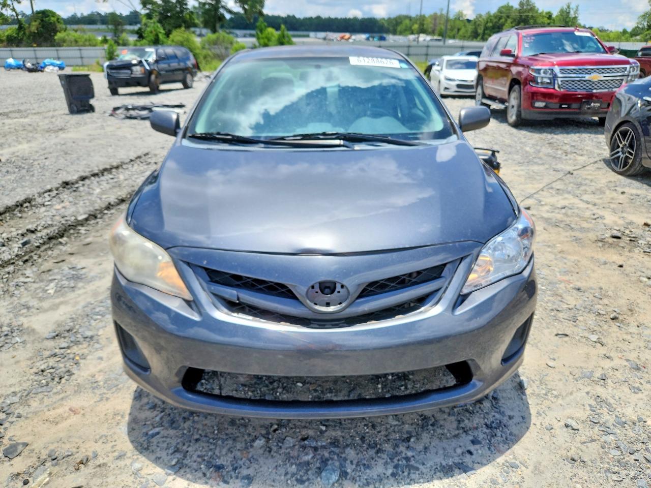 2013 Toyota Corolla L Gray vin: 2T1BU4EE4DC110070