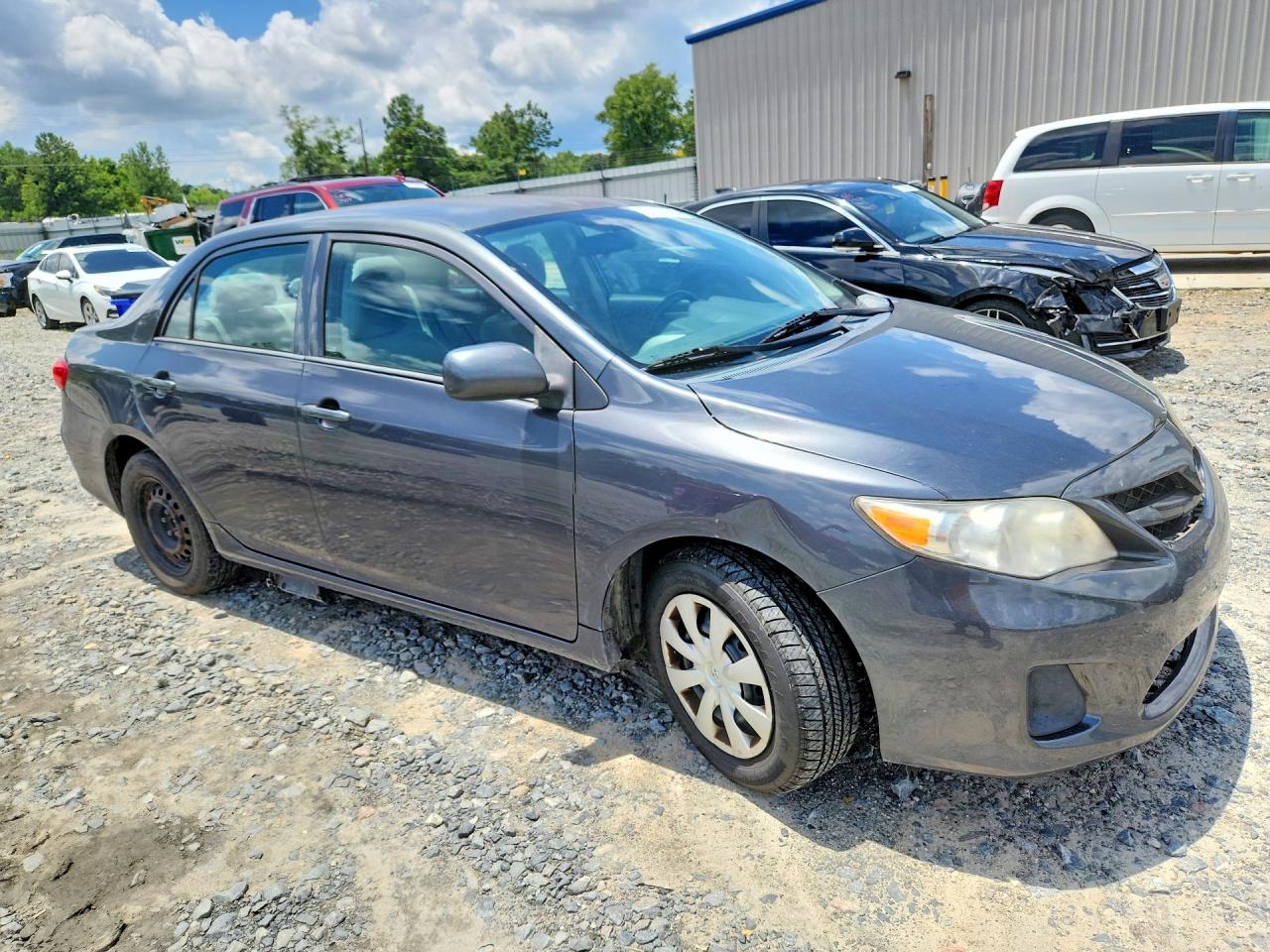 2013 Toyota Corolla L Gray vin: 2T1BU4EE4DC110070