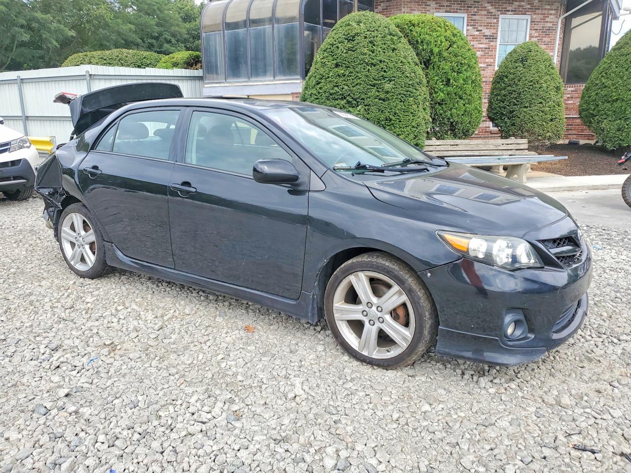 2013 Toyota Corolla S Black vin: 2T1BU4EE4DC111199