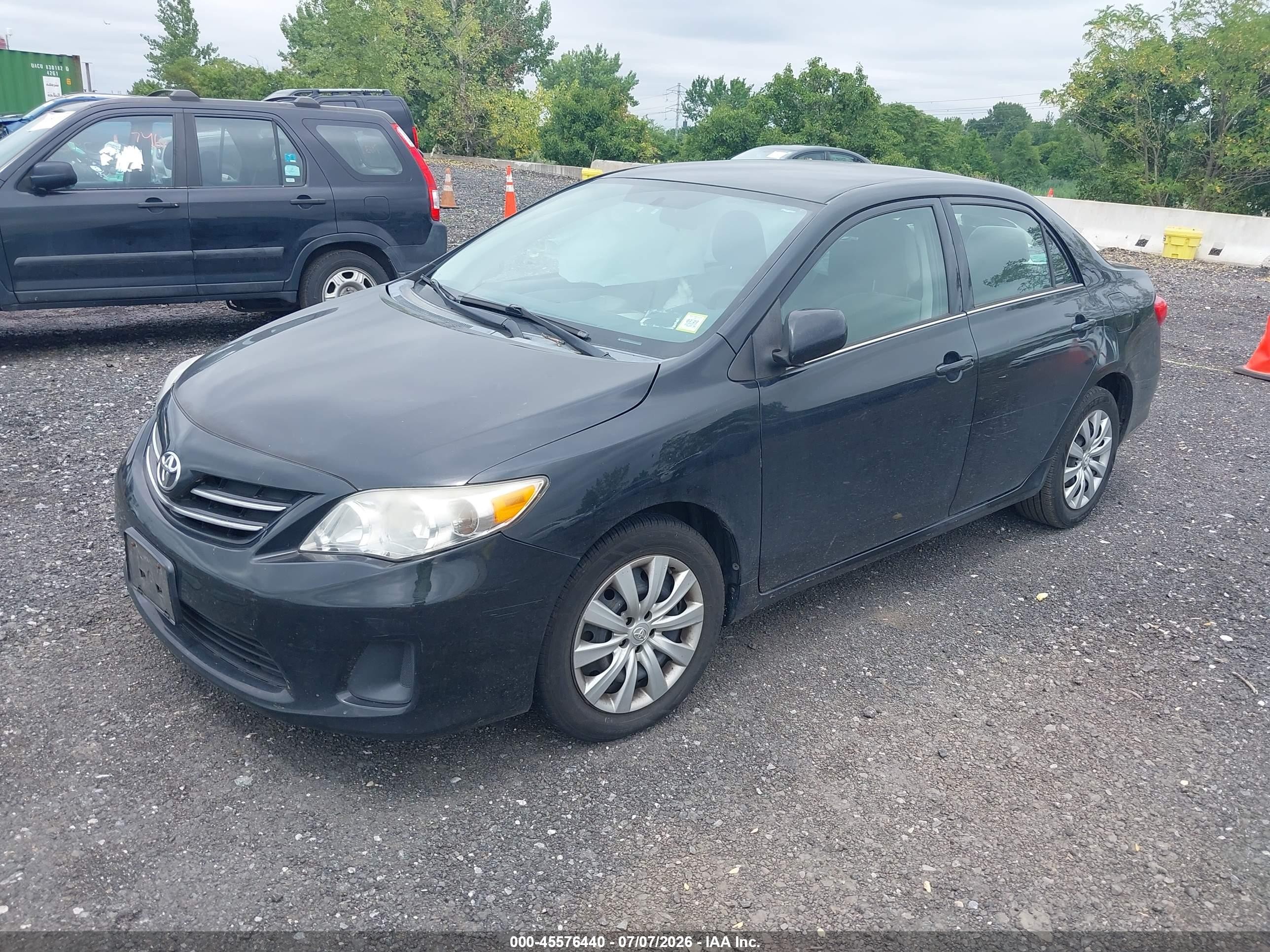 2013 Toyota Corolla Le Black vin: 2T1BU4EE4DC124390