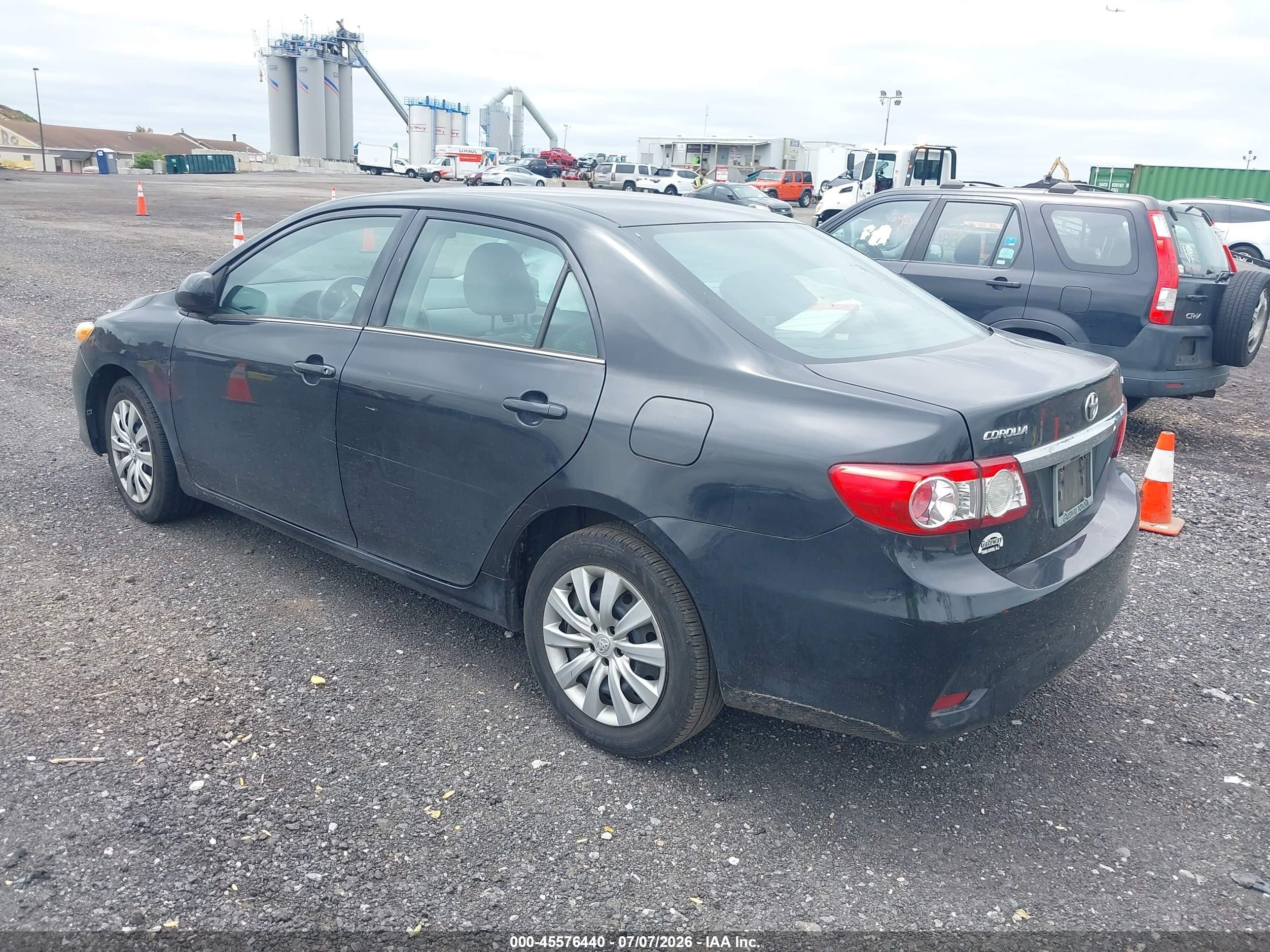 2013 Toyota Corolla Le Black vin: 2T1BU4EE4DC124390