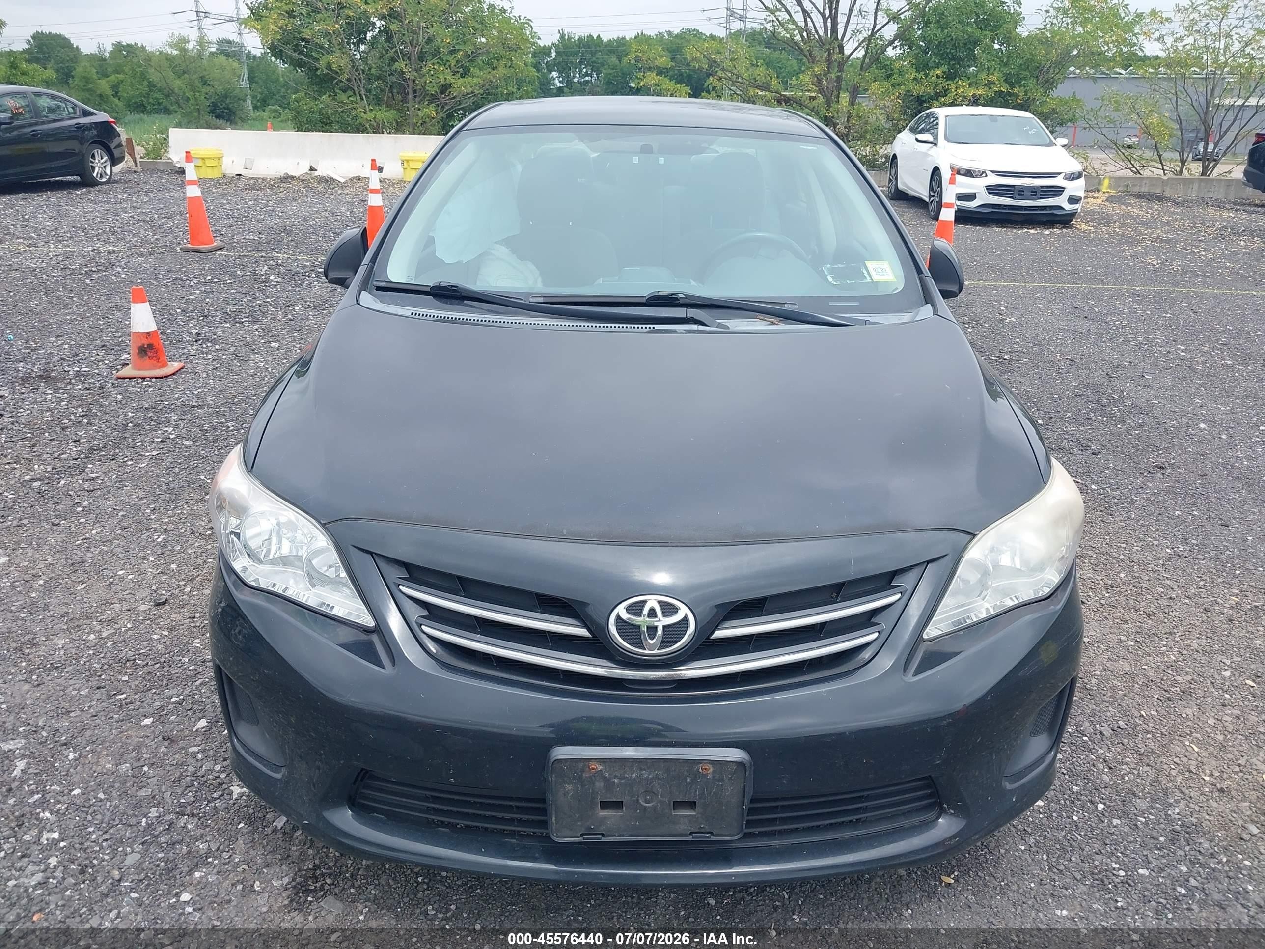 2013 Toyota Corolla Le Black vin: 2T1BU4EE4DC124390