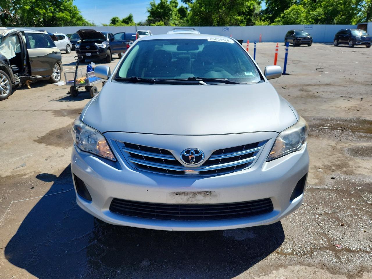 2013 Toyota Corolla Le Silver vin: 2T1BU4EE4DC125880