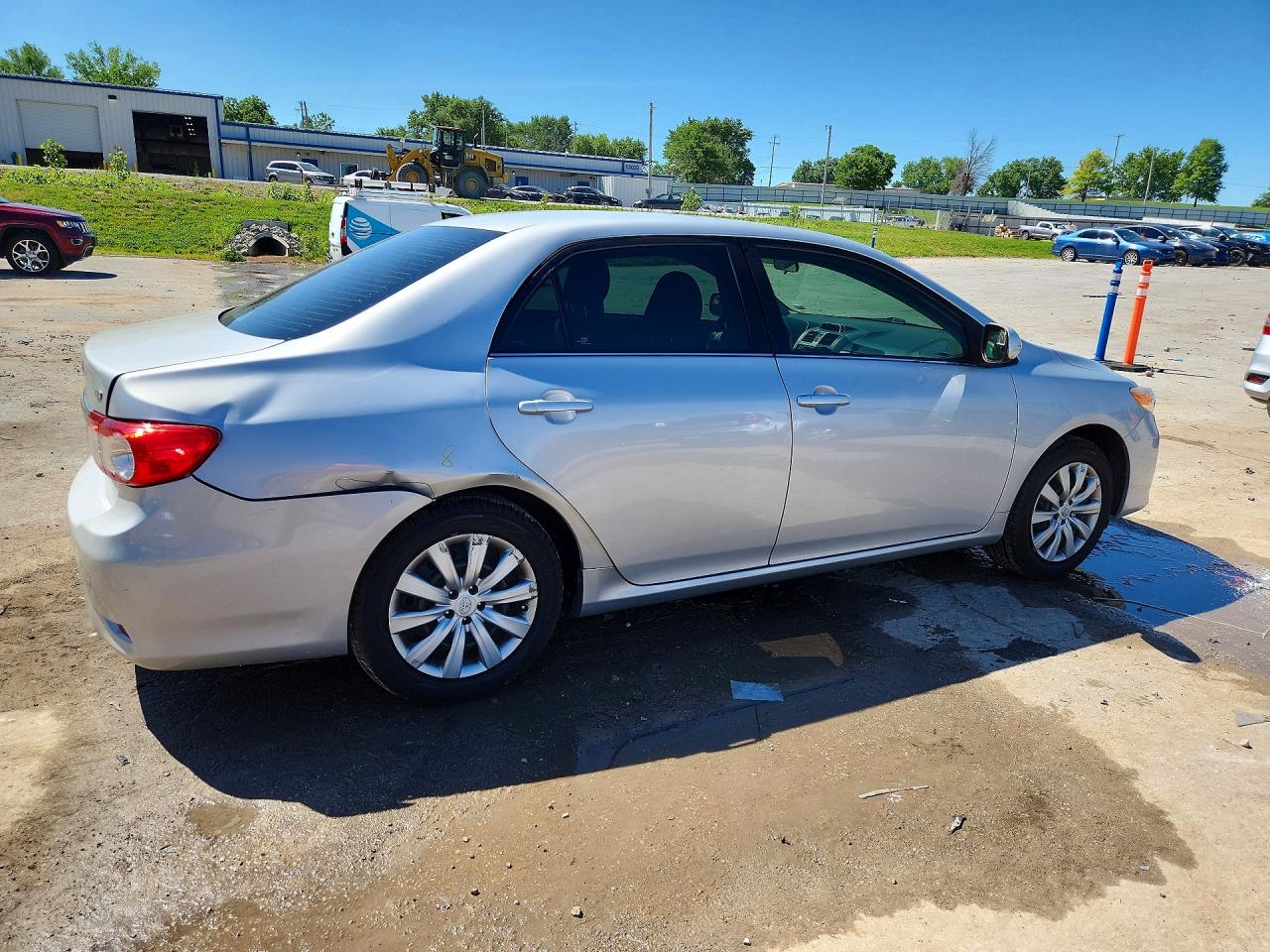 2013 Toyota Corolla Le Silver vin: 2T1BU4EE4DC125880