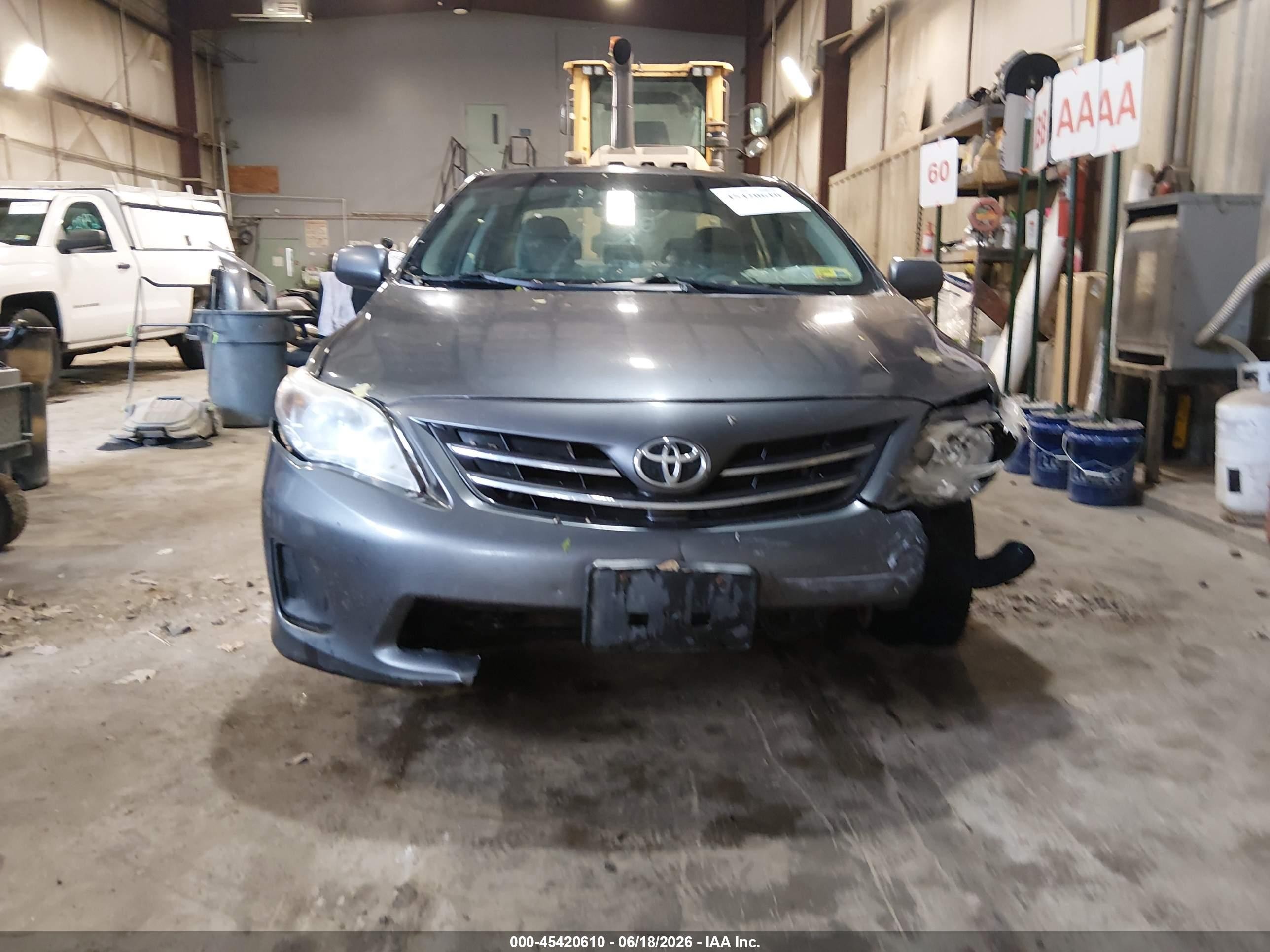 2013 Toyota Corolla Le Серый vin: 2T1BU4EE4DC127046
