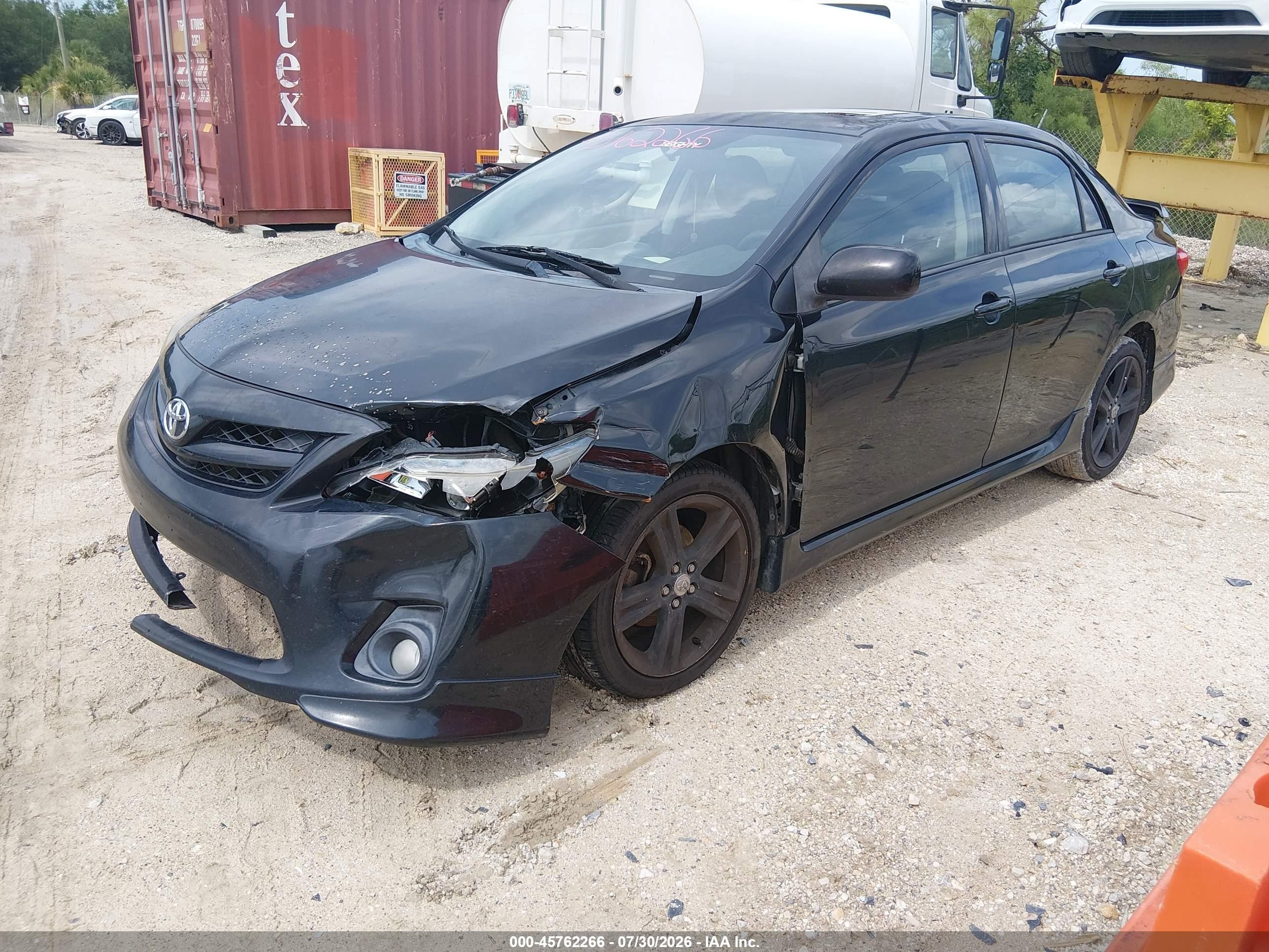 2013 Toyota Corolla S Black vin: 2T1BU4EE4DC127810