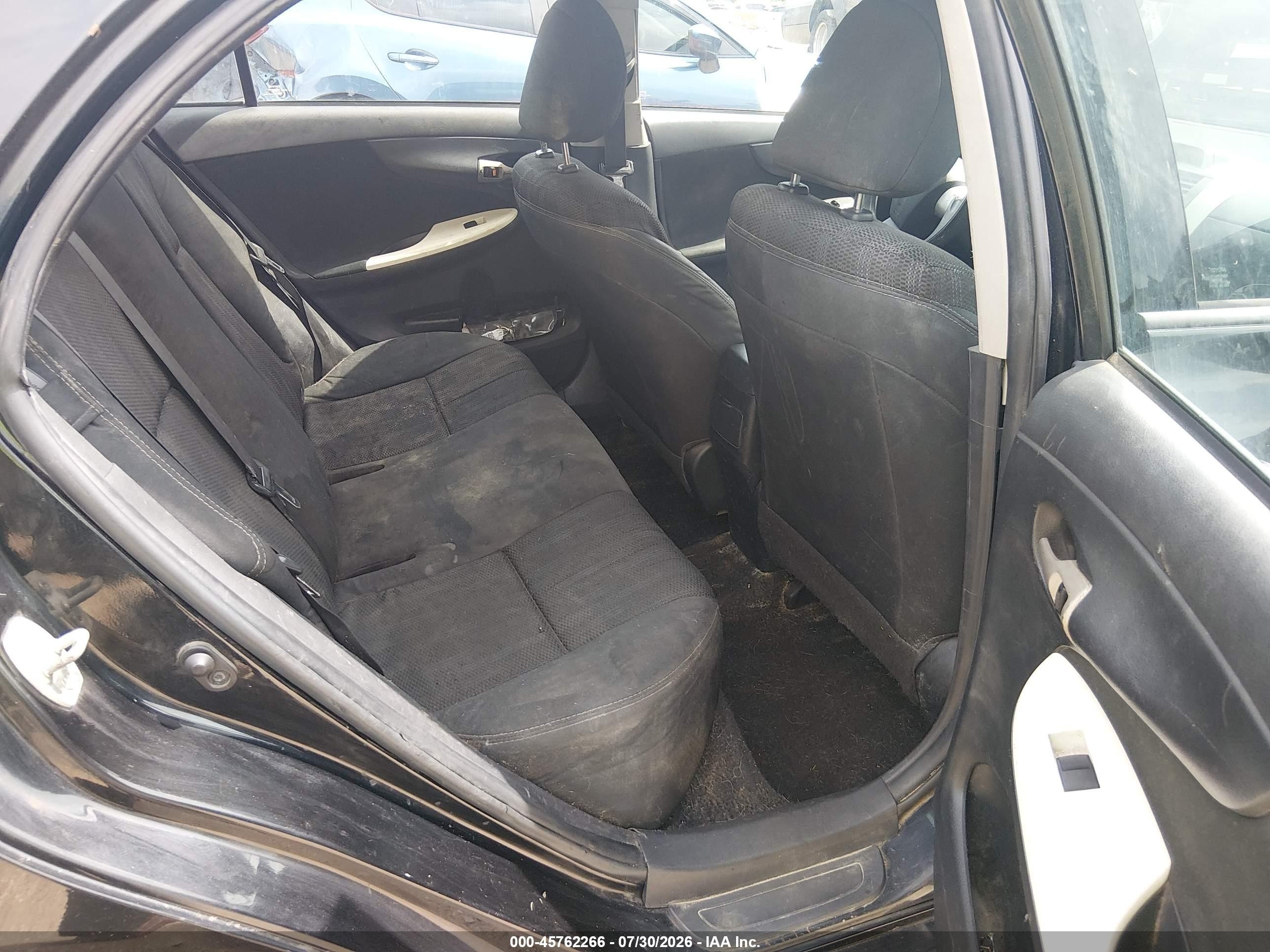 2013 Toyota Corolla S Black vin: 2T1BU4EE4DC127810