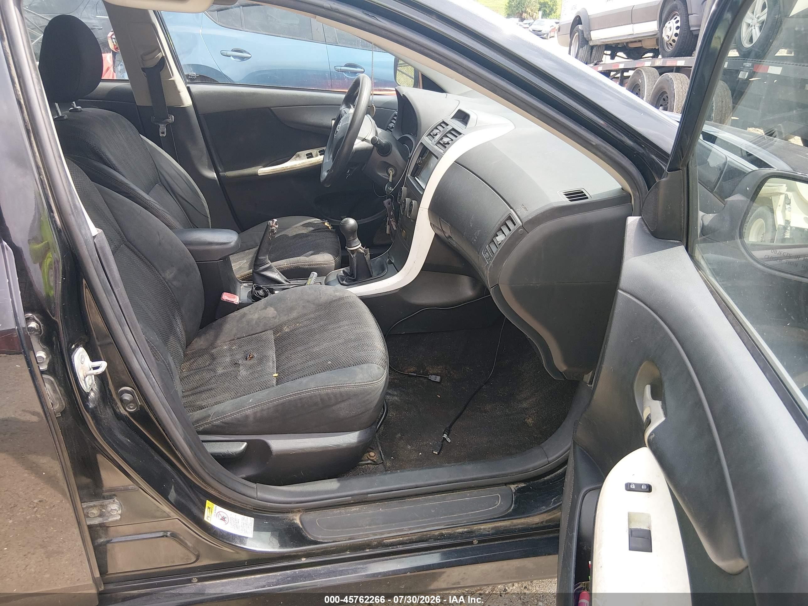 2013 Toyota Corolla S Black vin: 2T1BU4EE4DC127810
