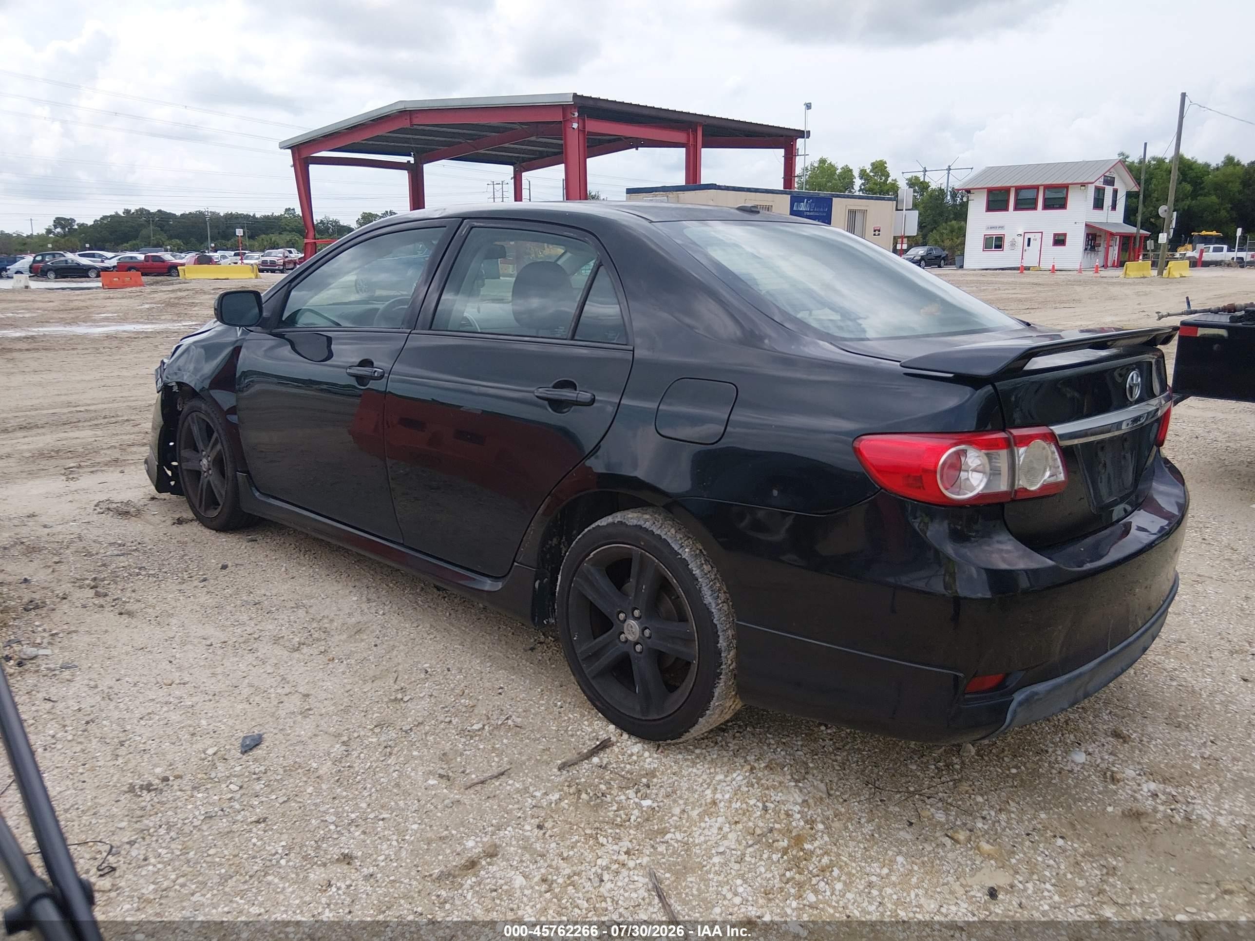 2013 Toyota Corolla S Black vin: 2T1BU4EE4DC127810