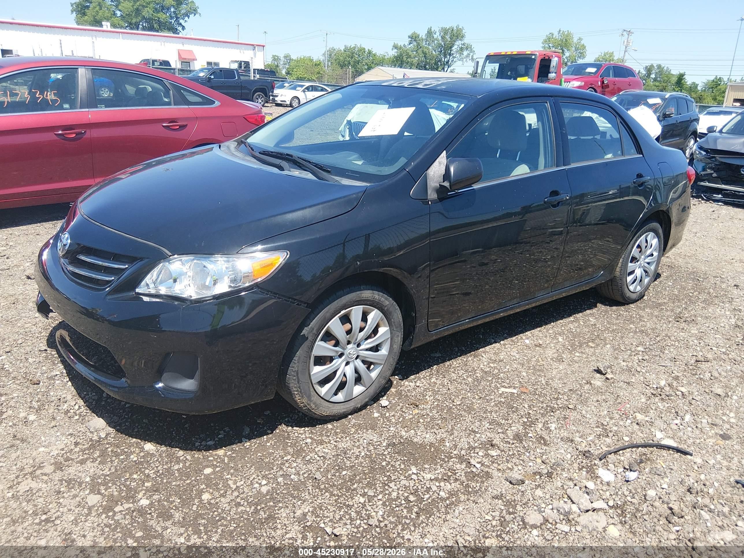 2013 Toyota Corolla Le Black vin: 2T1BU4EE4DC940483