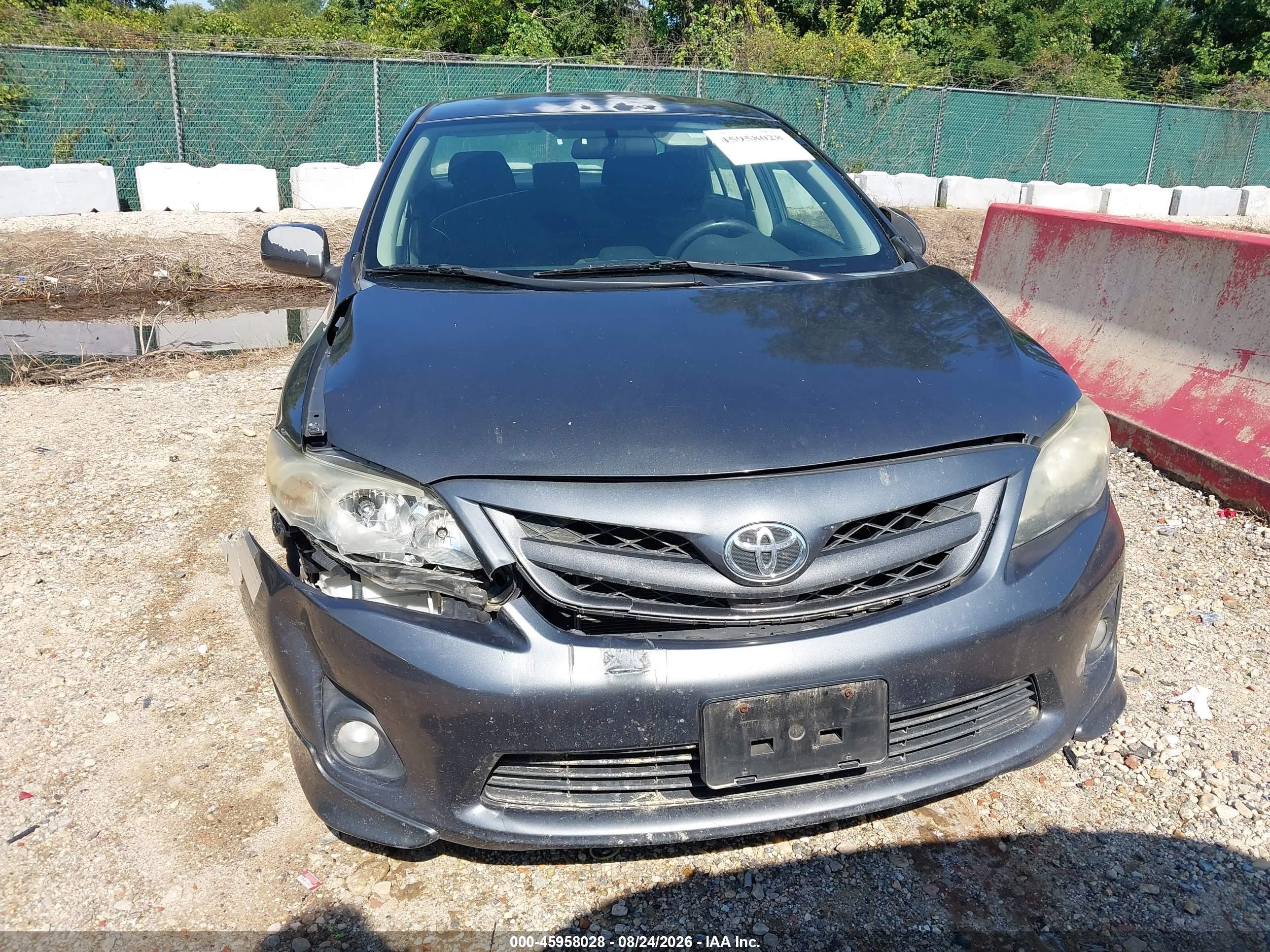 2013 Toyota Corolla S Gray vin: 2T1BU4EE4DC960457