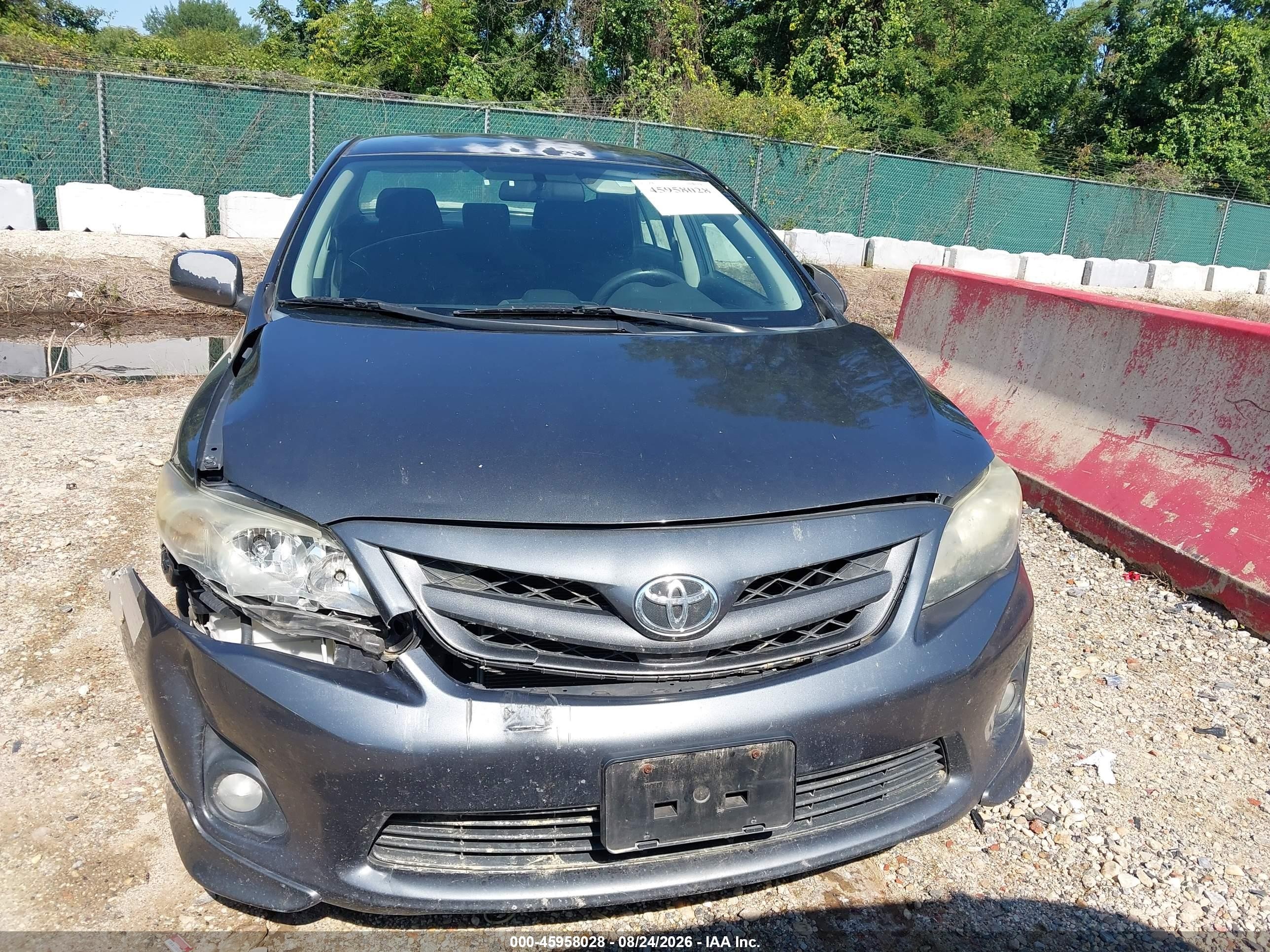 2013 Toyota Corolla S Gray vin: 2T1BU4EE4DC960457