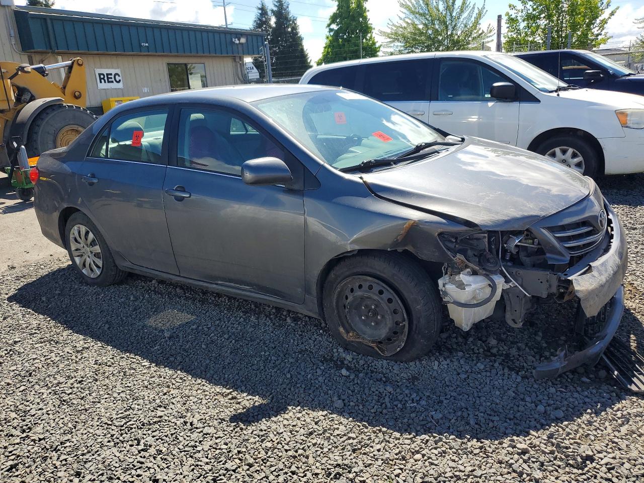 2013 Toyota Corolla Le Gray vin: 2T1BU4EE4DC968400