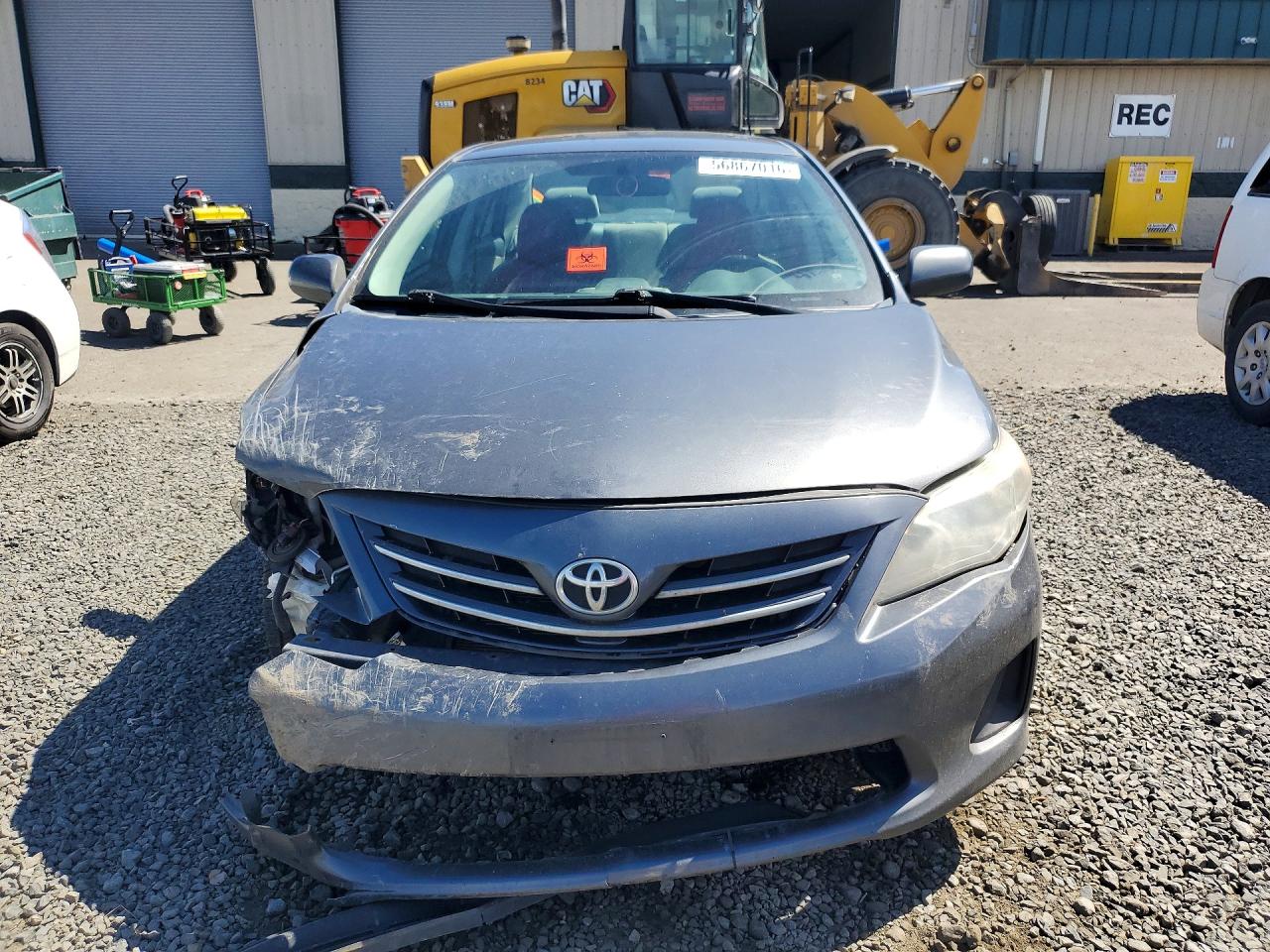 2013 Toyota Corolla Le Gray vin: 2T1BU4EE4DC968400