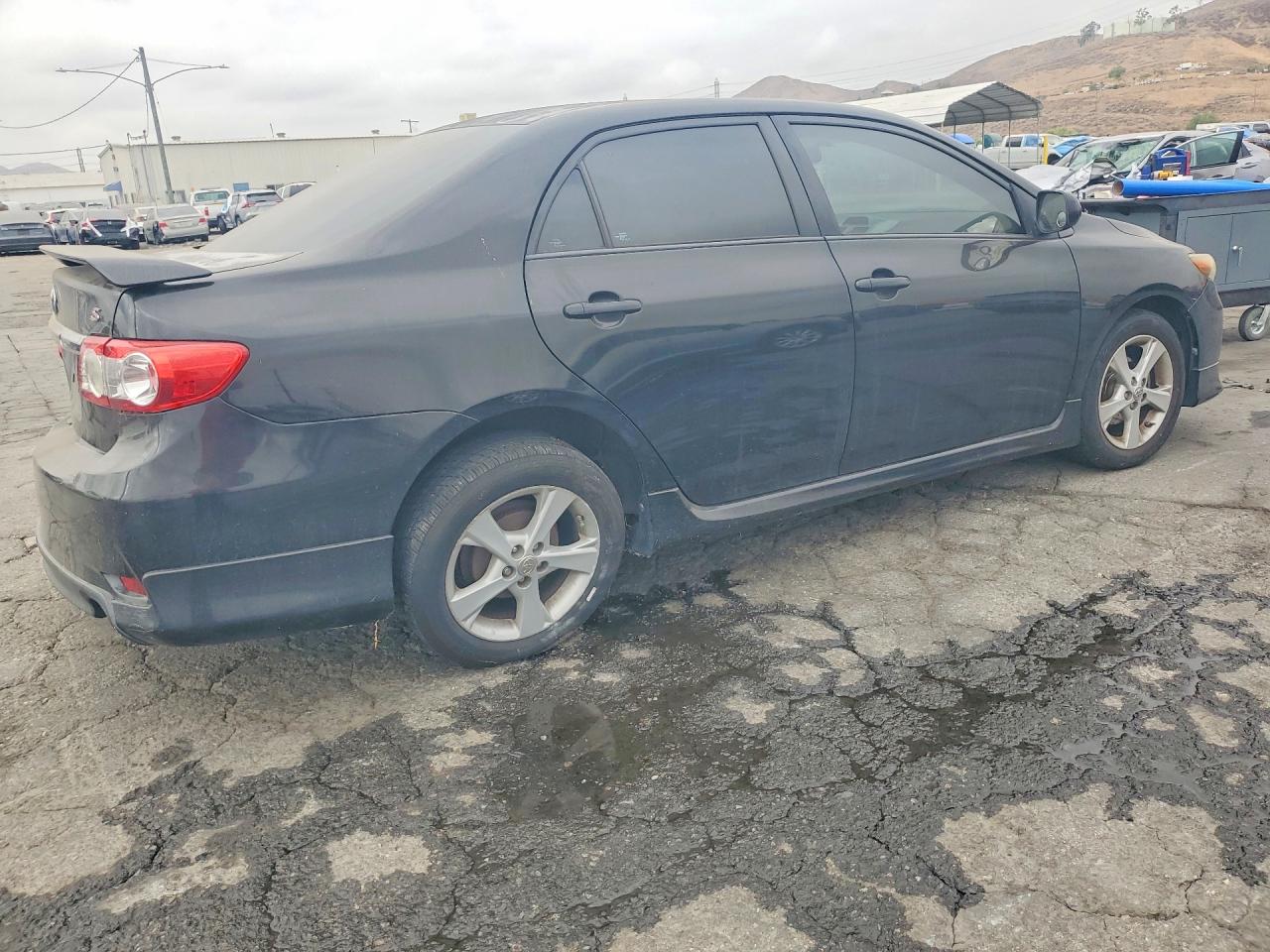 2013 Toyota Corolla S Black vin: 2T1BU4EE4DC971751