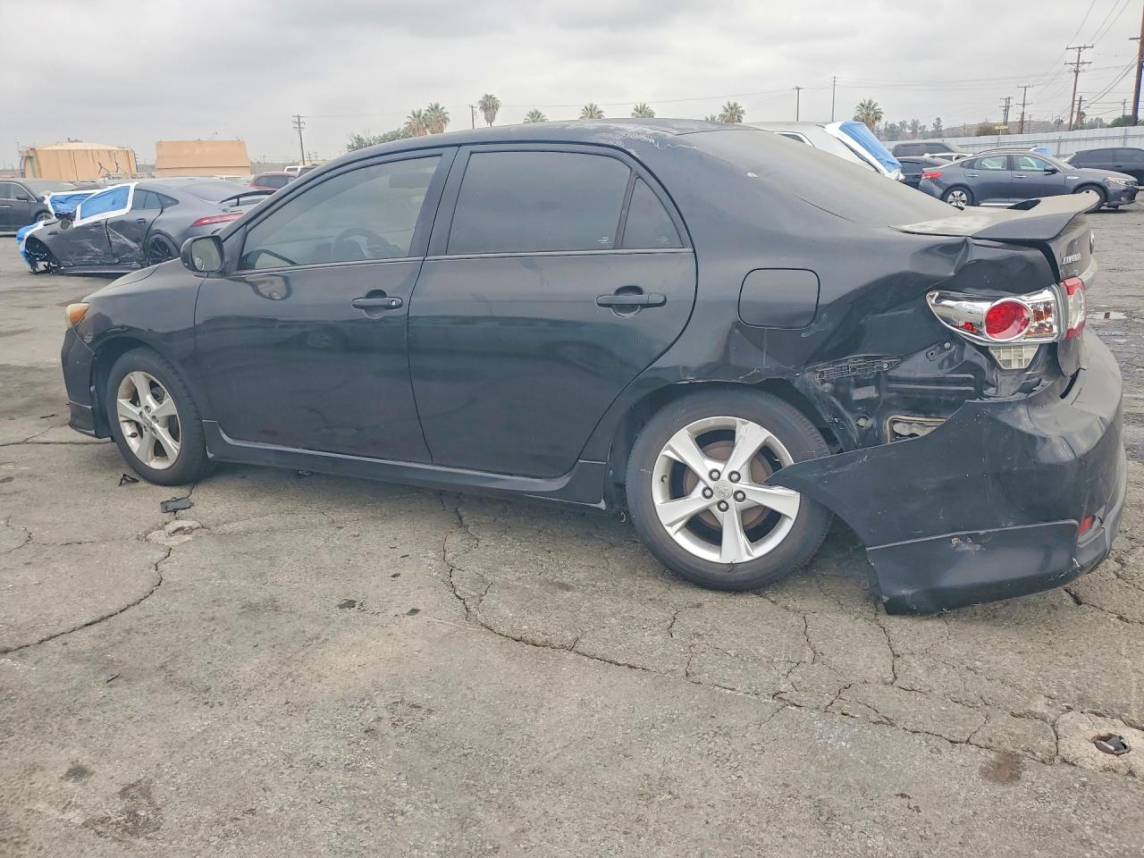 2013 Toyota Corolla S Black vin: 2T1BU4EE4DC971751