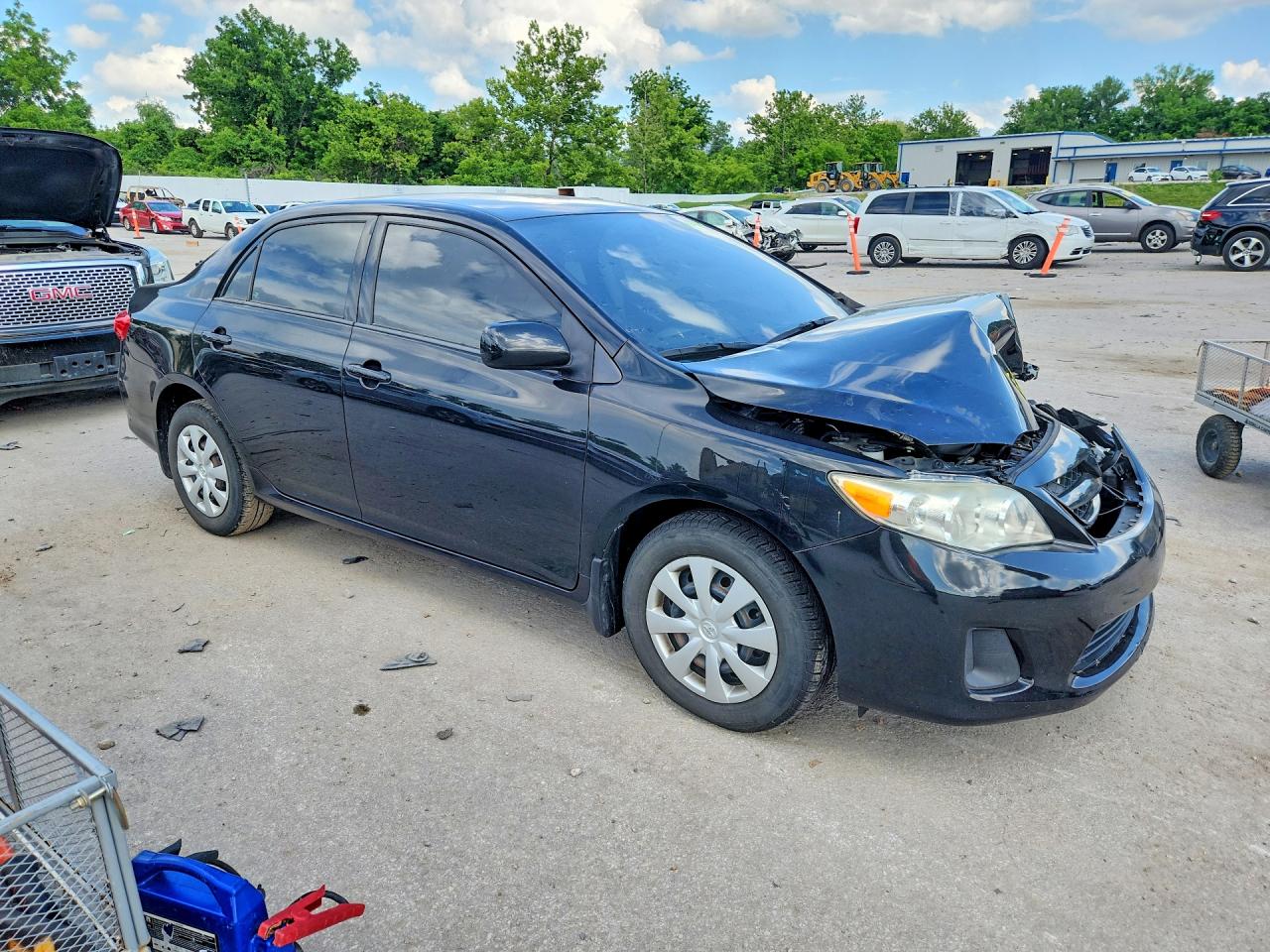 2013 Toyota Corolla L Черный vin: 2T1BU4EE4DC976688