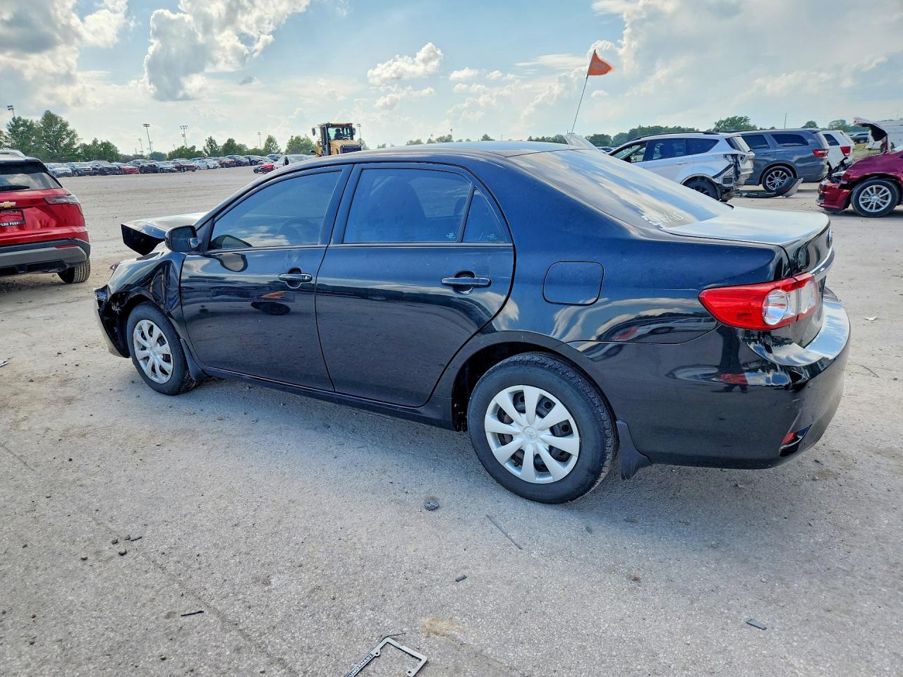 2013 Toyota Corolla L Черный vin: 2T1BU4EE4DC976688