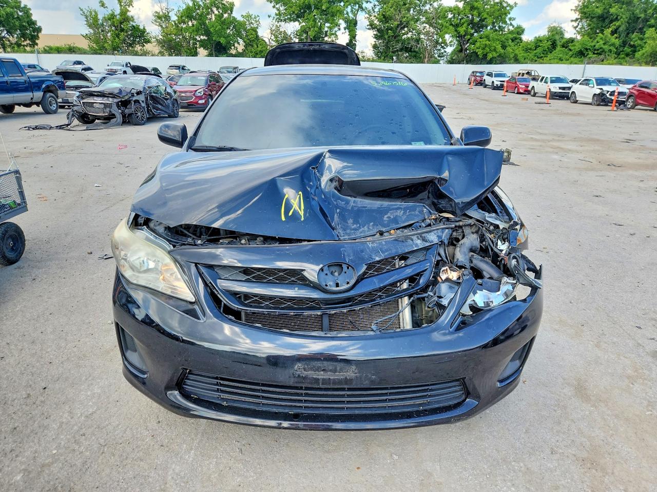 2013 Toyota Corolla L Черный vin: 2T1BU4EE4DC976688