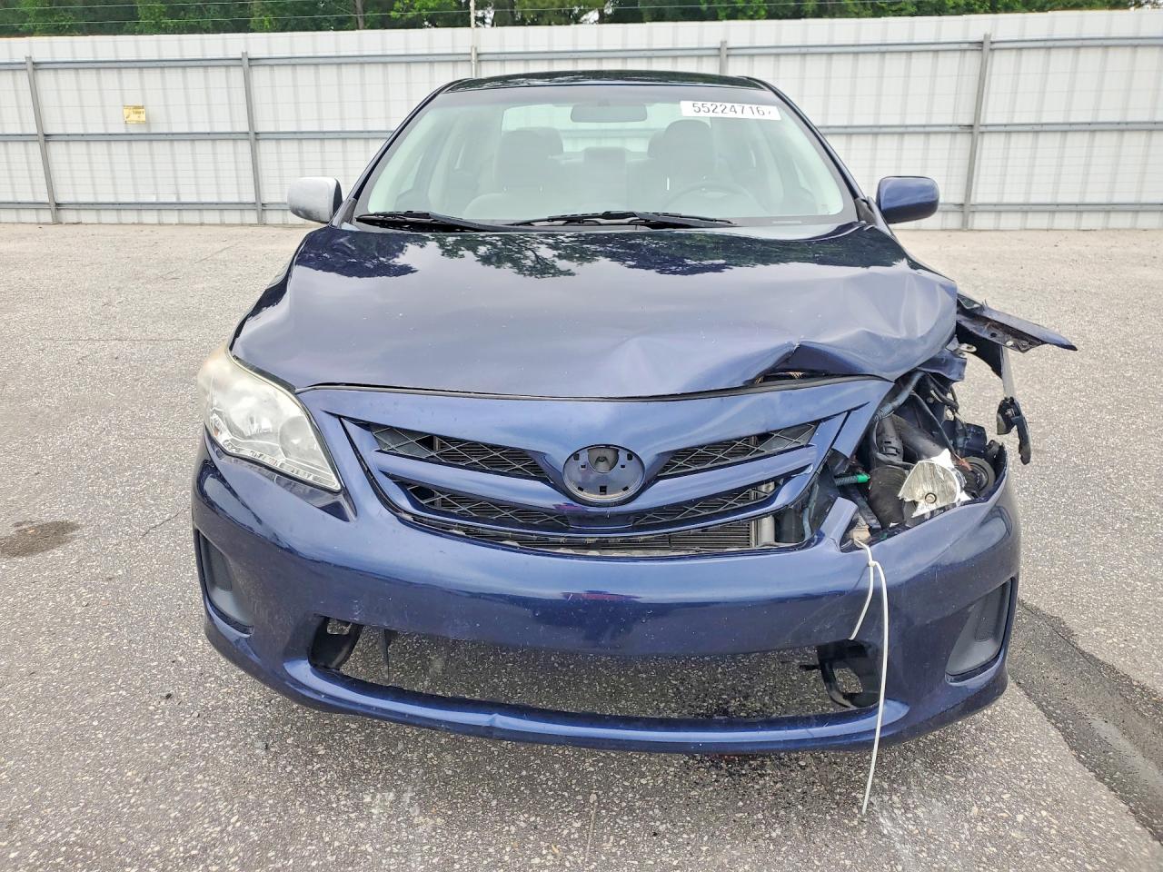2013 Toyota Corolla L Blue vin: 2T1BU4EE4DC983818