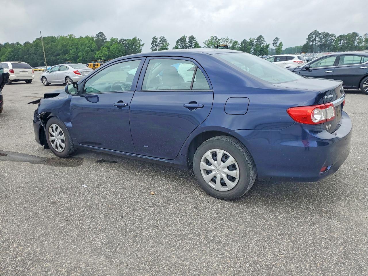 2013 Toyota Corolla L Blue vin: 2T1BU4EE4DC983818