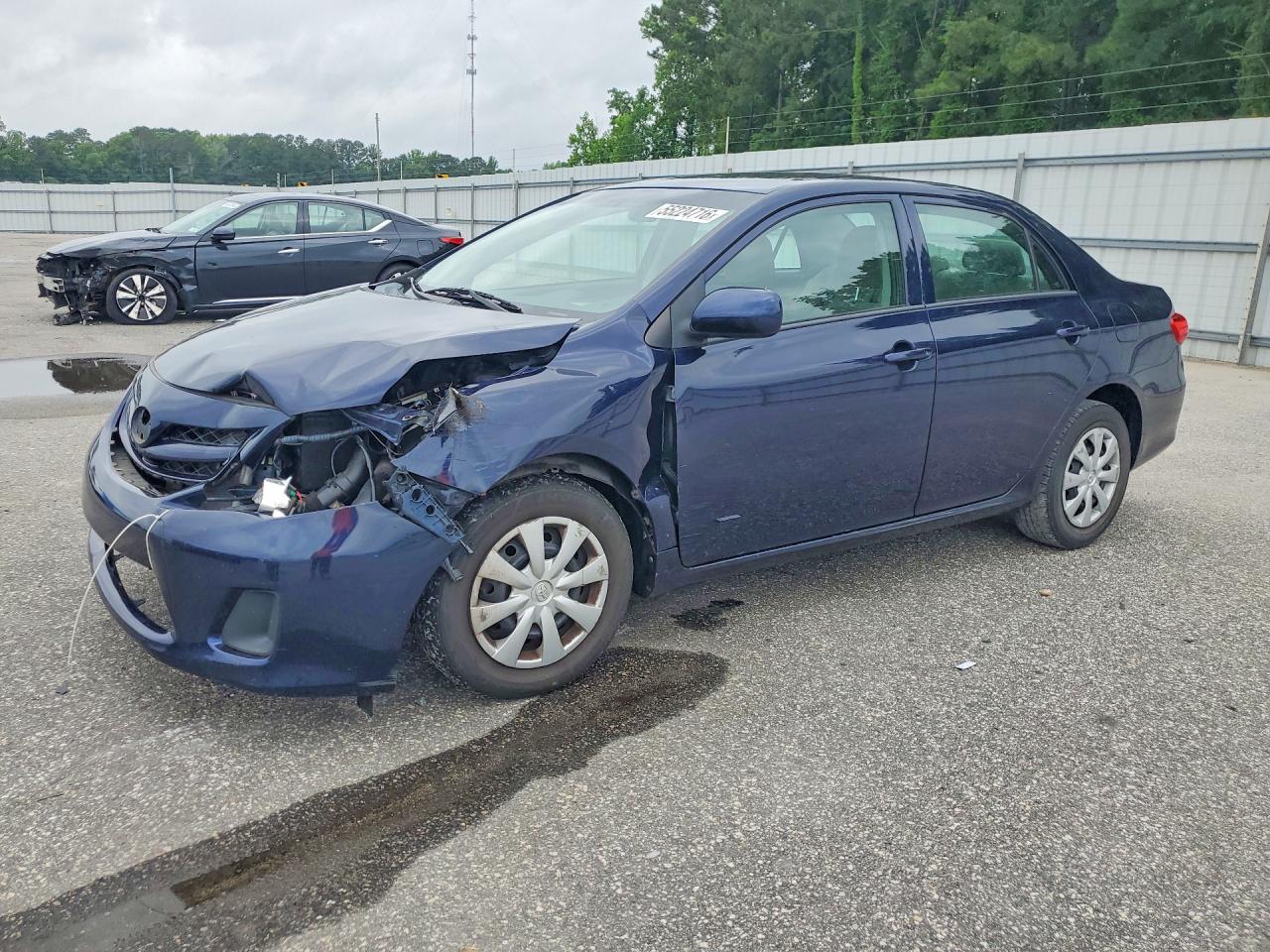 2013 Toyota Corolla L Blue vin: 2T1BU4EE4DC983818