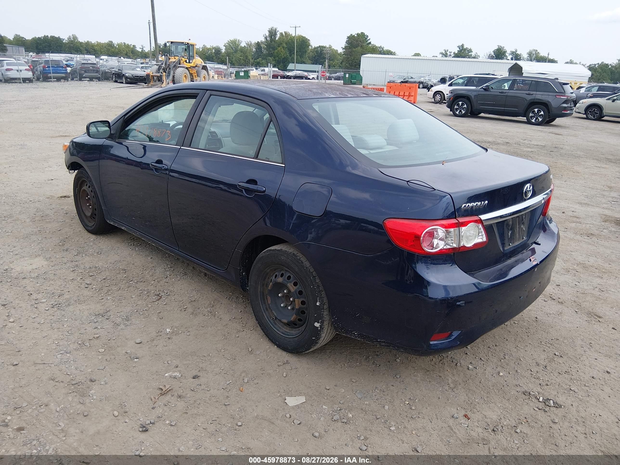 2013 Toyota Corolla Le Blue vin: 2T1BU4EE4DC984662