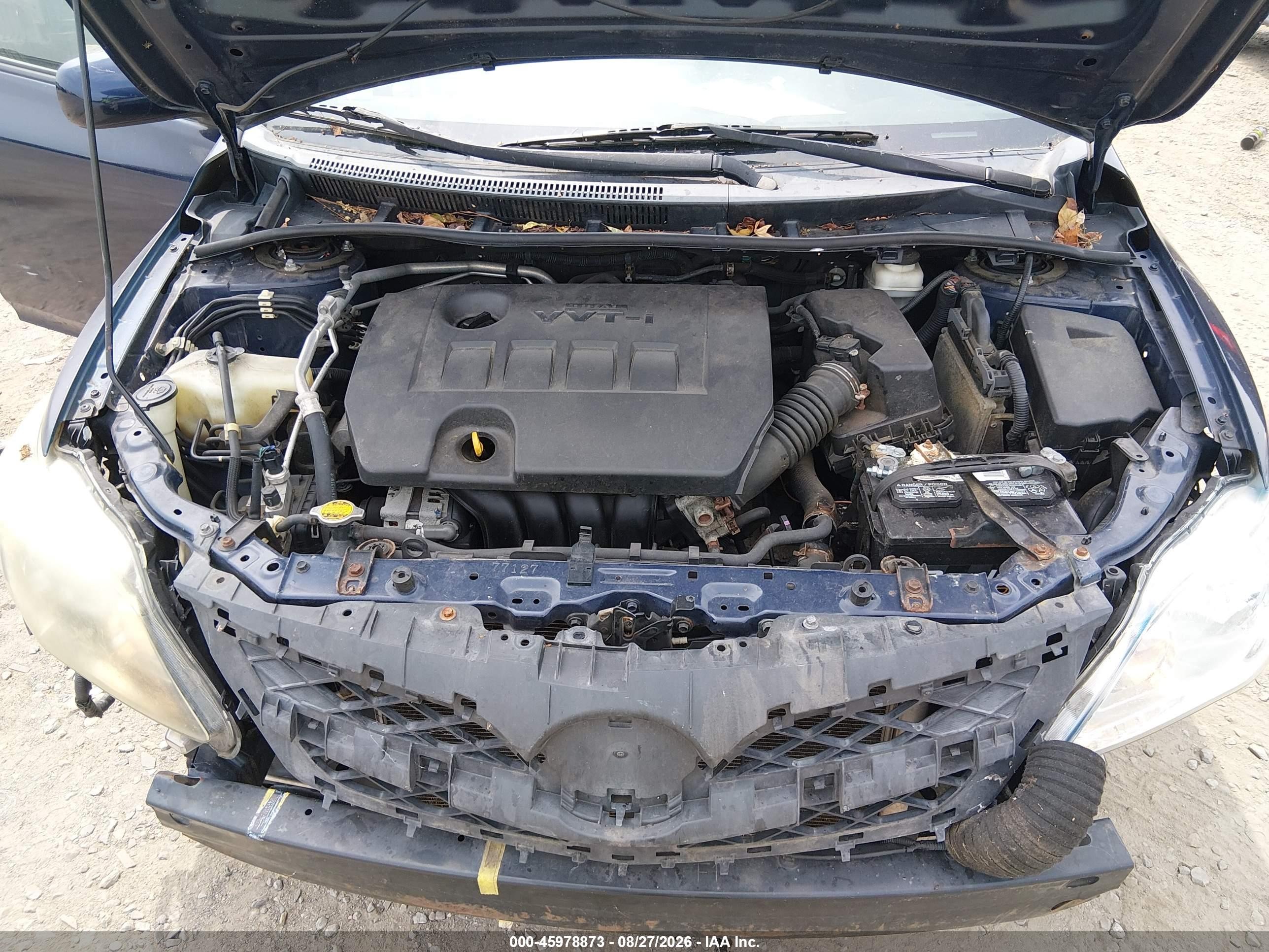 2013 Toyota Corolla Le Blue vin: 2T1BU4EE4DC984662