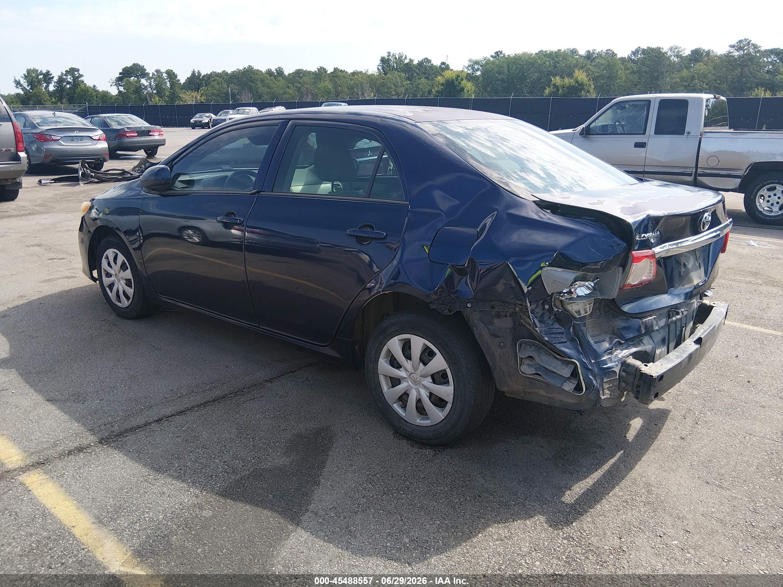 2013 Toyota Corolla L Navy vin: 2T1BU4EE4DC986752