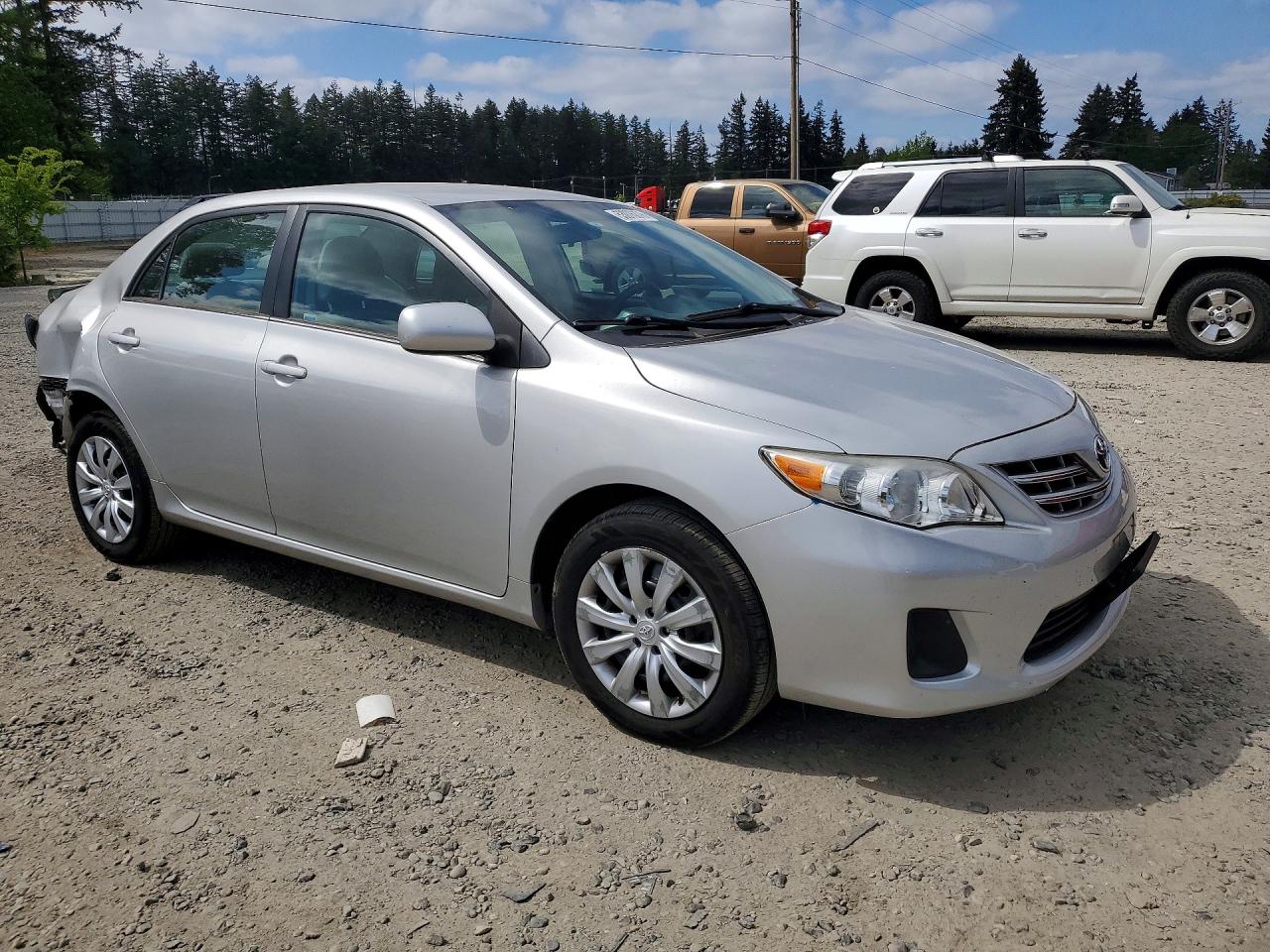 2013 Toyota Corolla Le Silver vin: 2T1BU4EE4DC991319