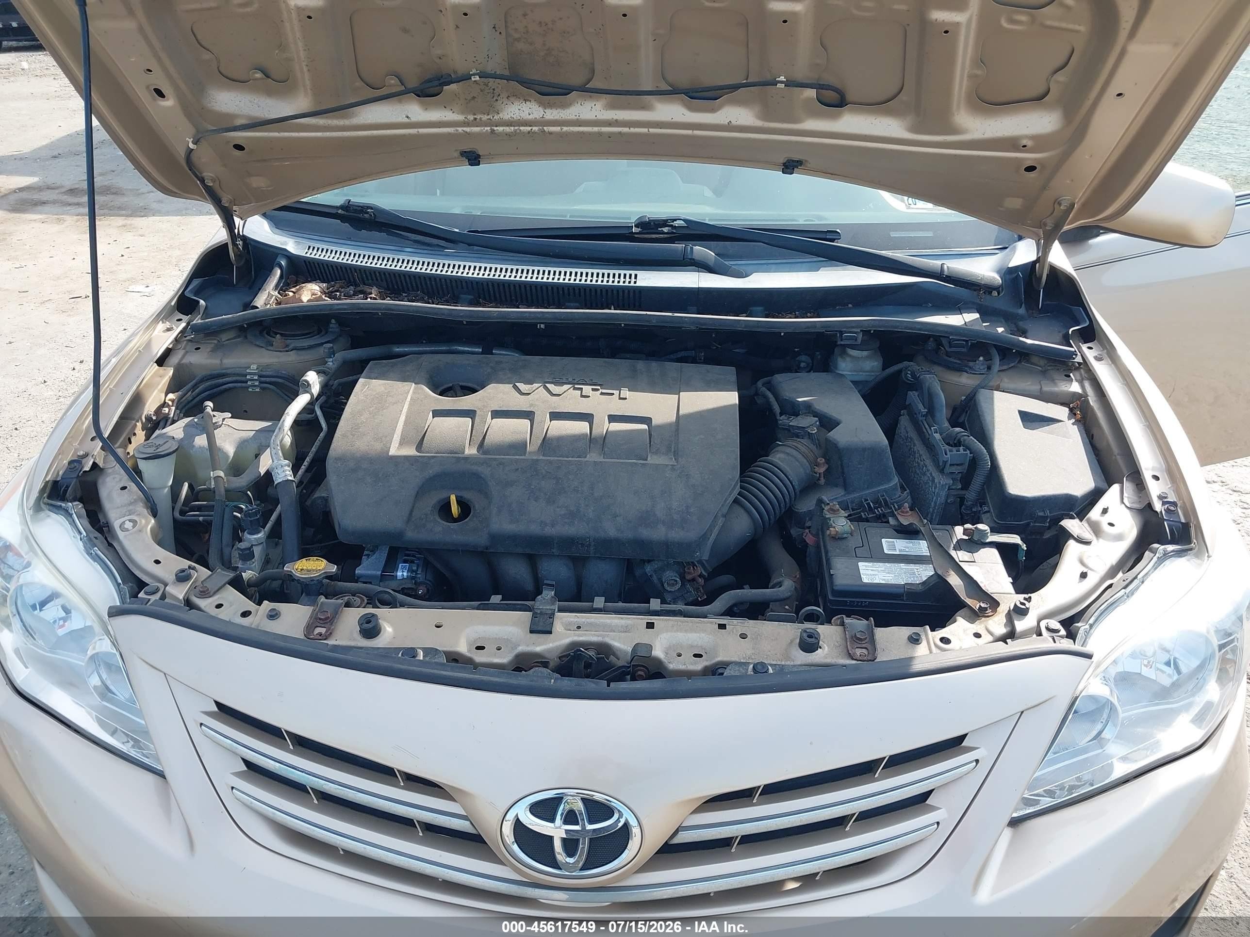 2013 Toyota Corolla Le Tan vin: 2T1BU4EE4DC992681