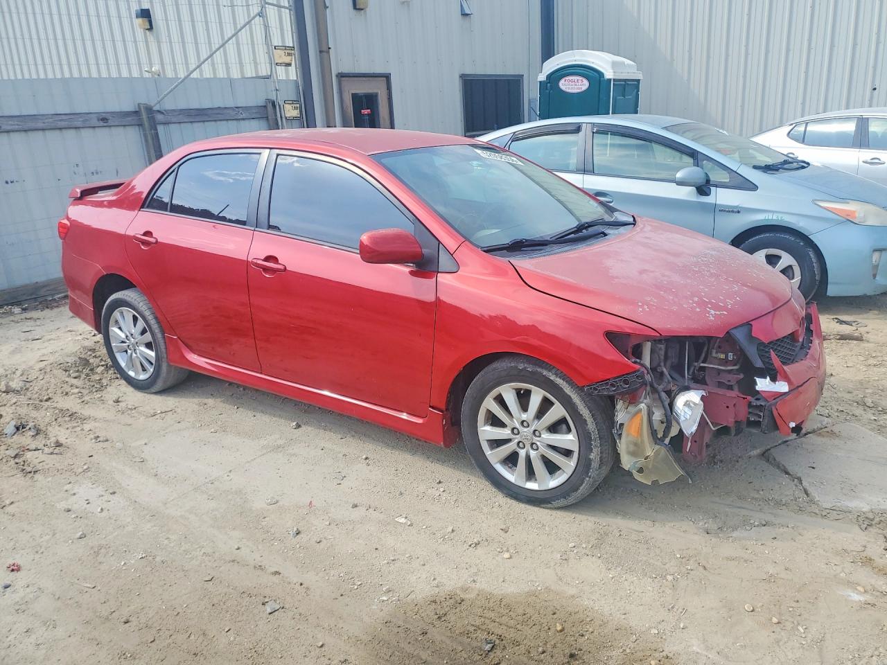 2010 Toyota Corolla S Red vin: 2T1BU4EE5AC197893