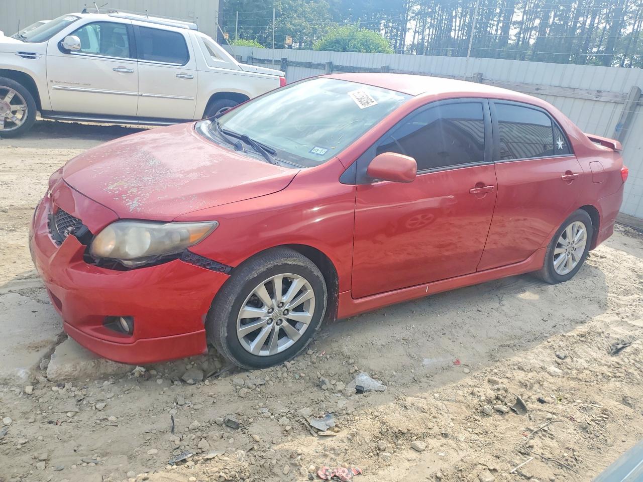 2010 Toyota Corolla S Red vin: 2T1BU4EE5AC197893