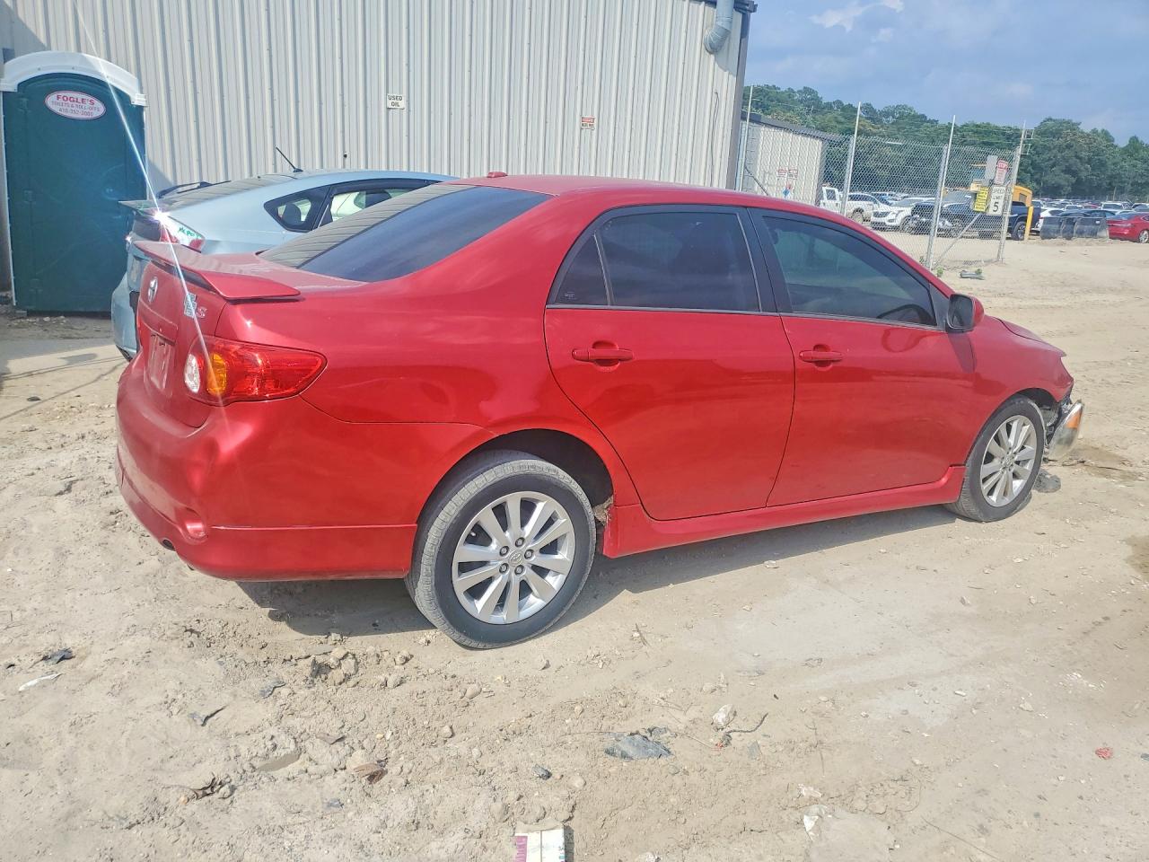 2010 Toyota Corolla S Red vin: 2T1BU4EE5AC197893