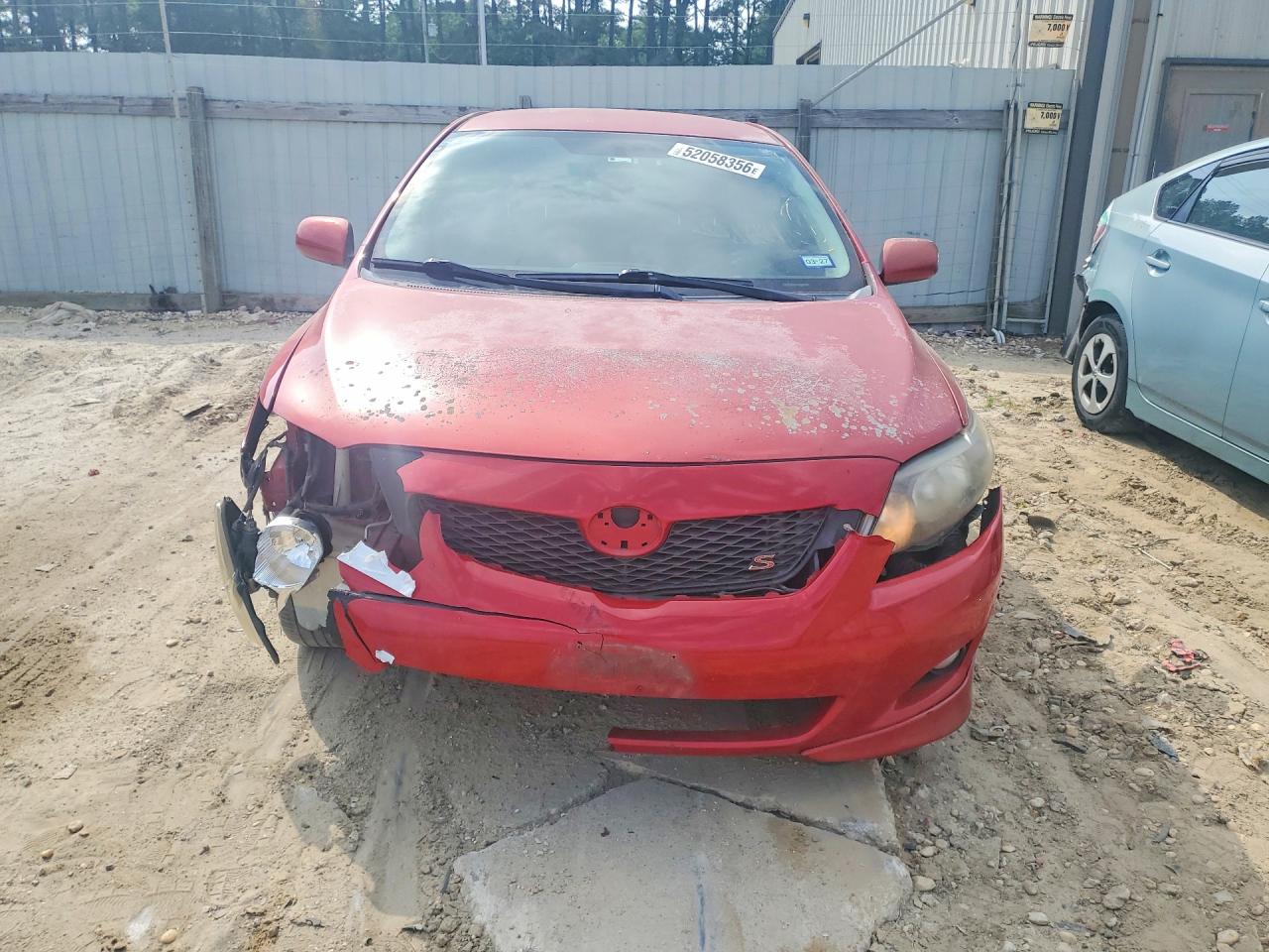 2010 Toyota Corolla S Red vin: 2T1BU4EE5AC197893