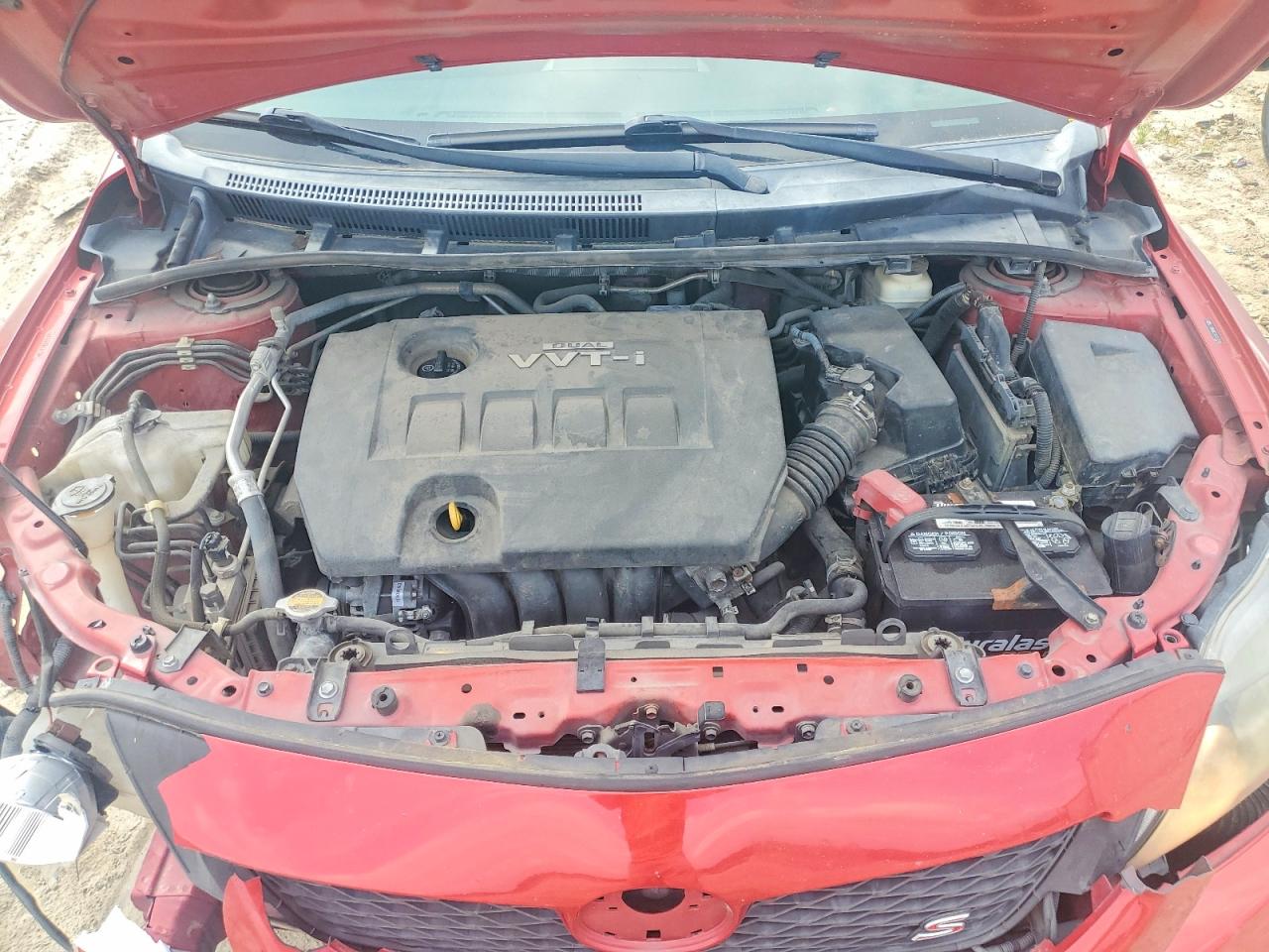 2010 Toyota Corolla S Red vin: 2T1BU4EE5AC197893