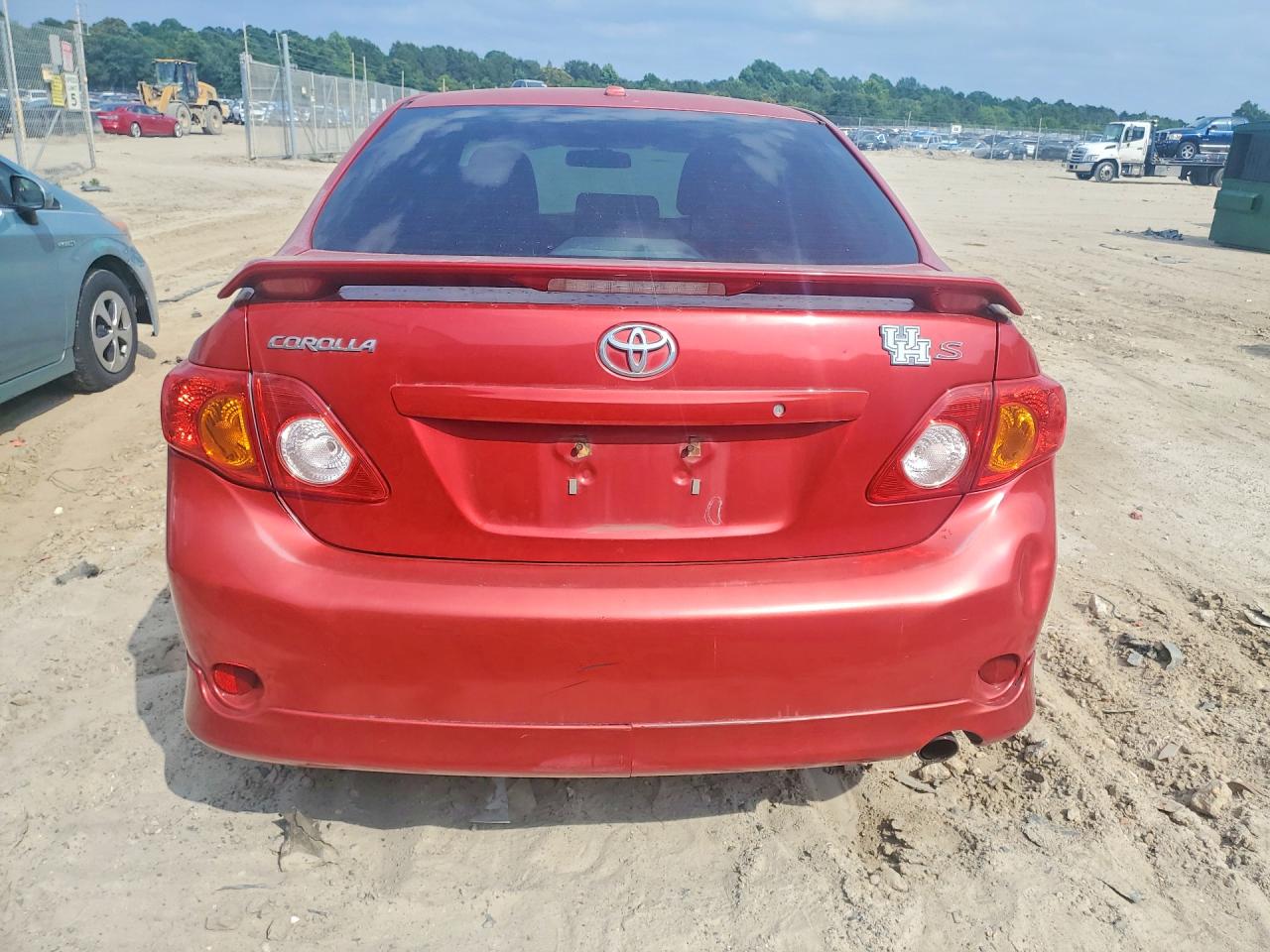 2010 Toyota Corolla S Red vin: 2T1BU4EE5AC197893