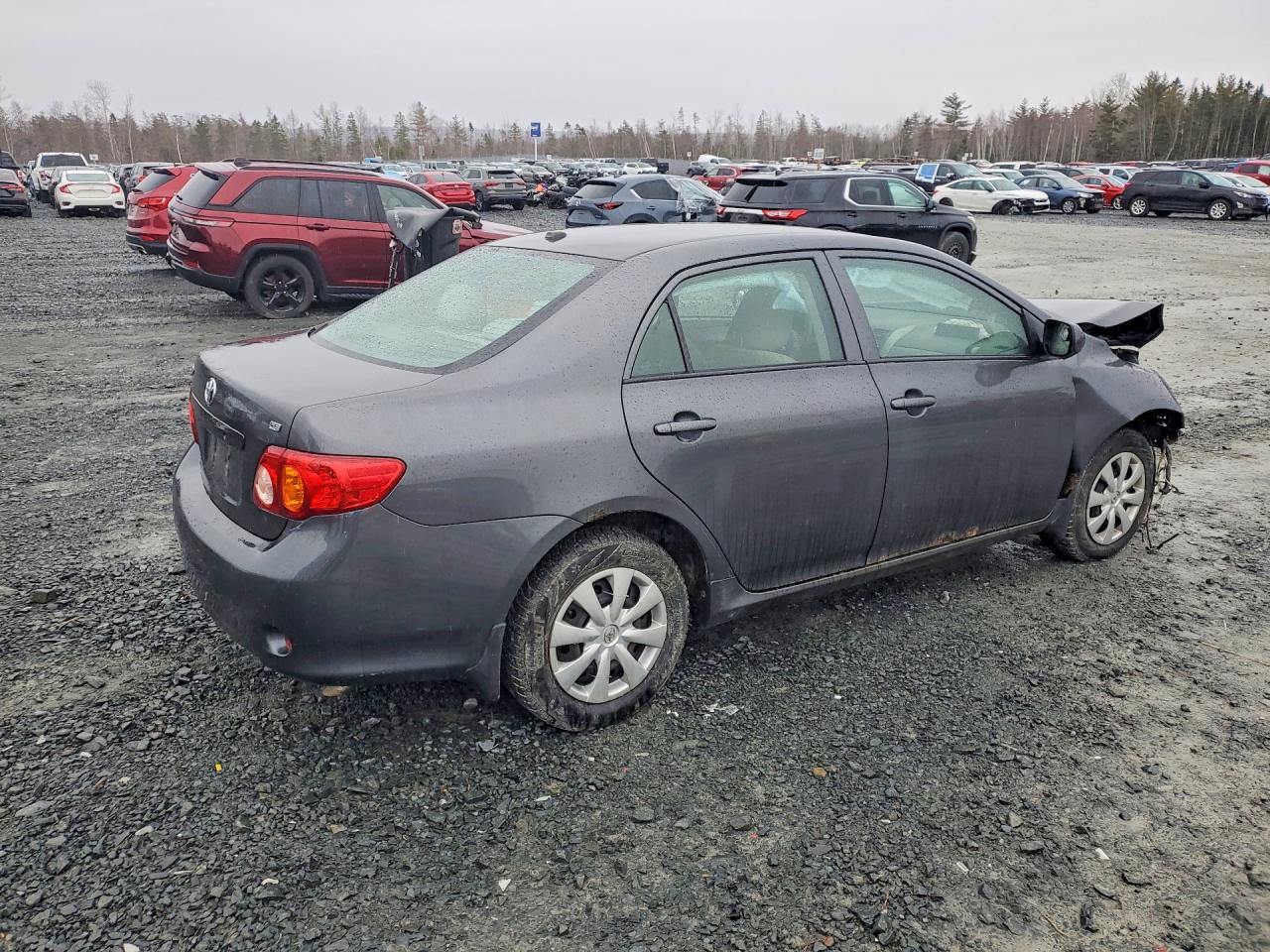 2010 Toyota Corolla Ce 4dr Gray vin: 2T1BU4EE5AC212196