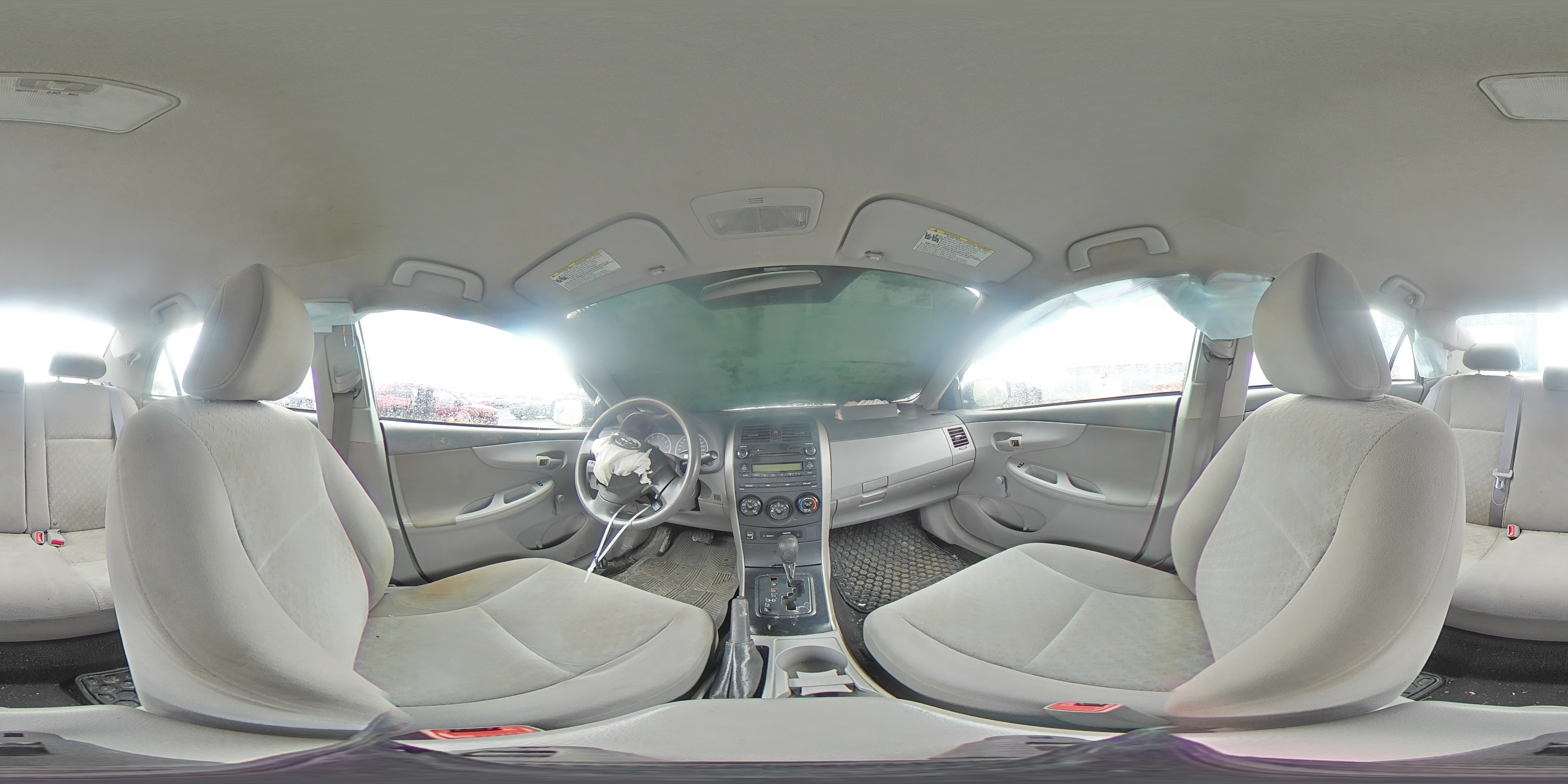 2010 Toyota Corolla Ce 4dr Gray vin: 2T1BU4EE5AC212196