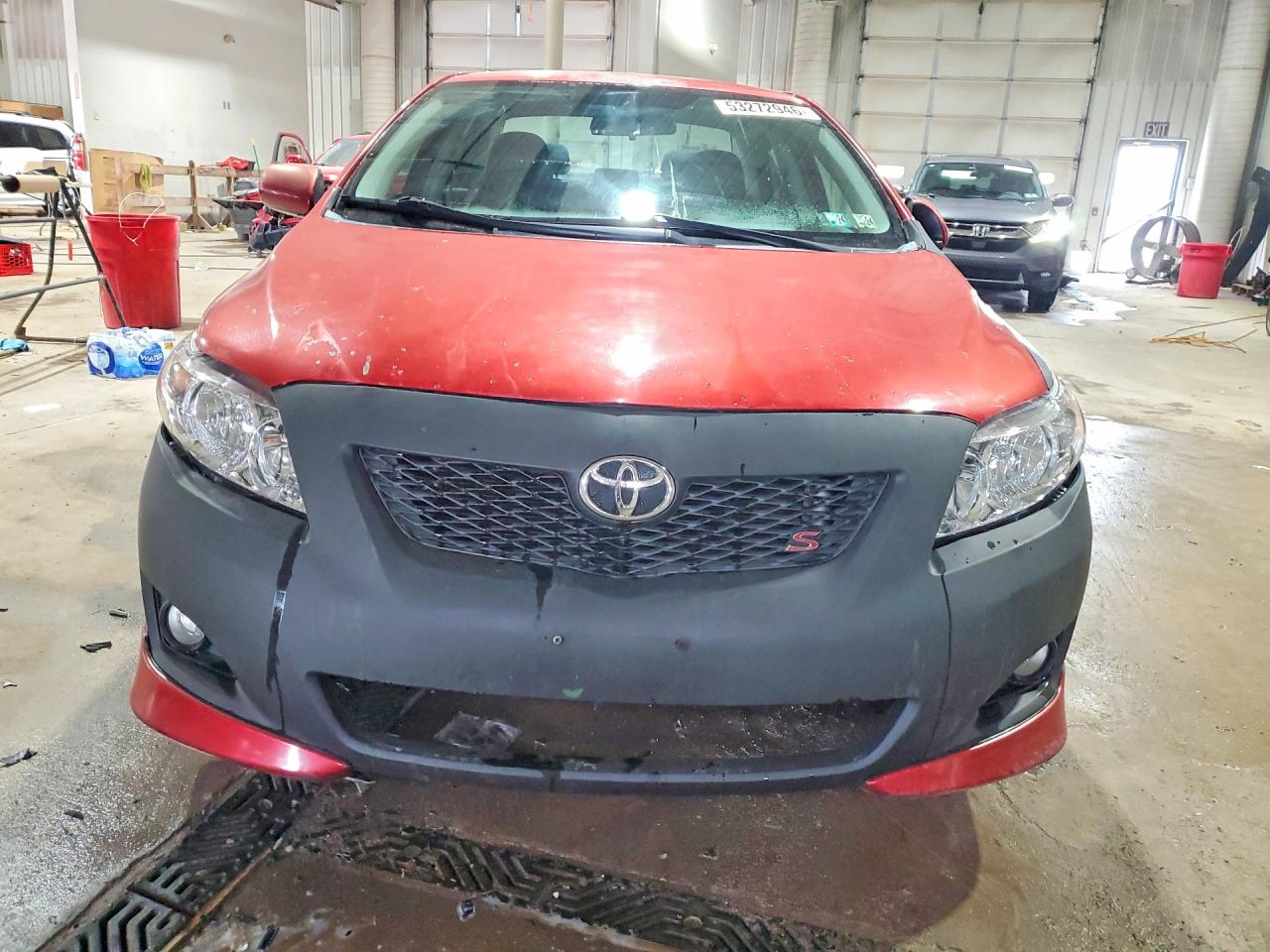 2010 Toyota Corolla S Maroon vin: 2T1BU4EE5AC224526