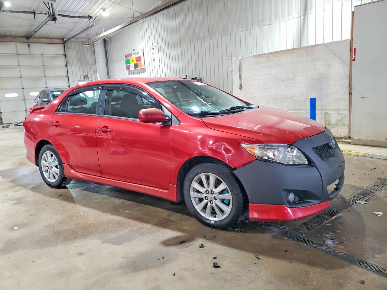 2010 Toyota Corolla S Maroon vin: 2T1BU4EE5AC224526