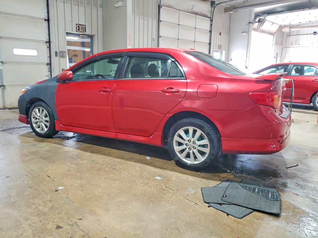 2010 Toyota Corolla S Maroon vin: 2T1BU4EE5AC224526